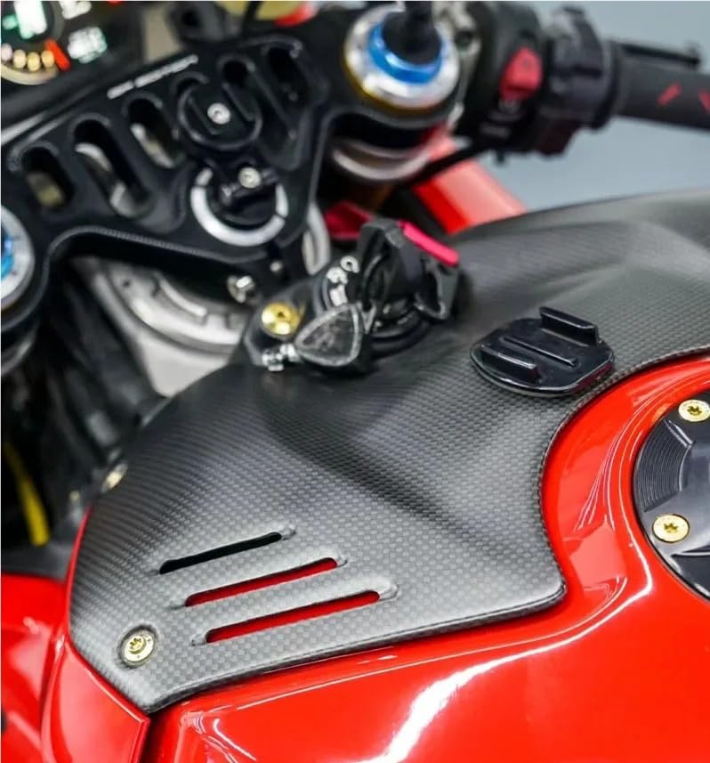 Couvercle batterie carbone Panigale V4 idéal pour sorties et circuits