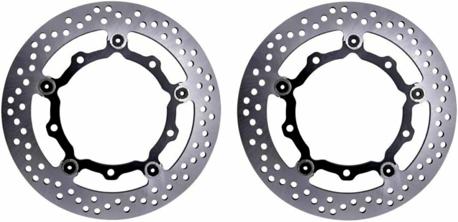 Juego de 2 discos de freno delanteros flotantes Yamaha XP 500 T Max TMAX 2008 2009 2010 2011