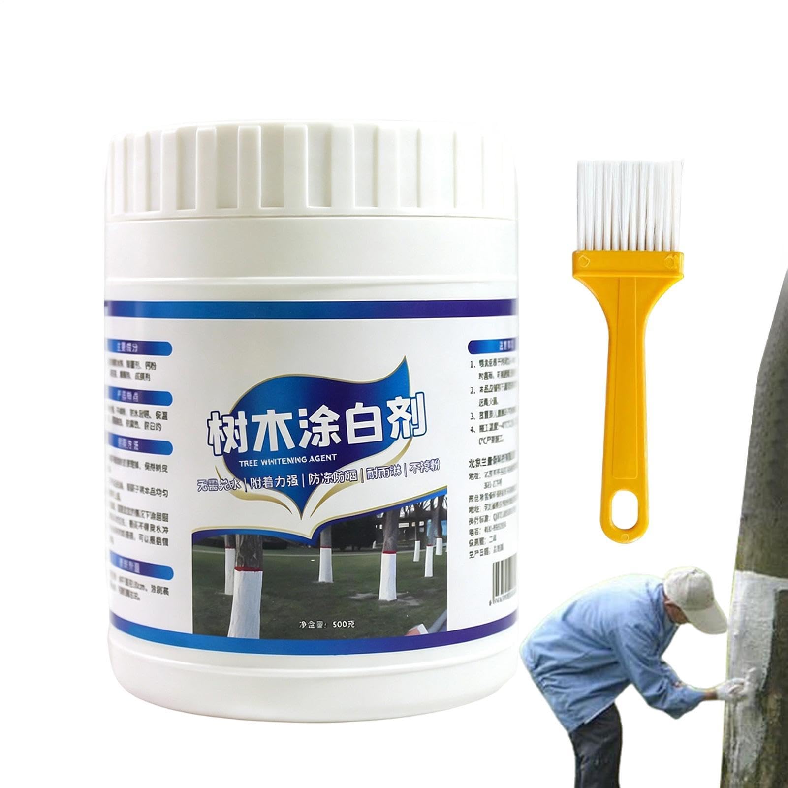 Pintura Para Árboles: Revestimiento Protector Para Vendajes Para Heridas De Árboles, Revestimiento Para Reparación De Cortezas, Pintura Protectora Para Troncos Anticongelante Y Contra Quemaduras Solar