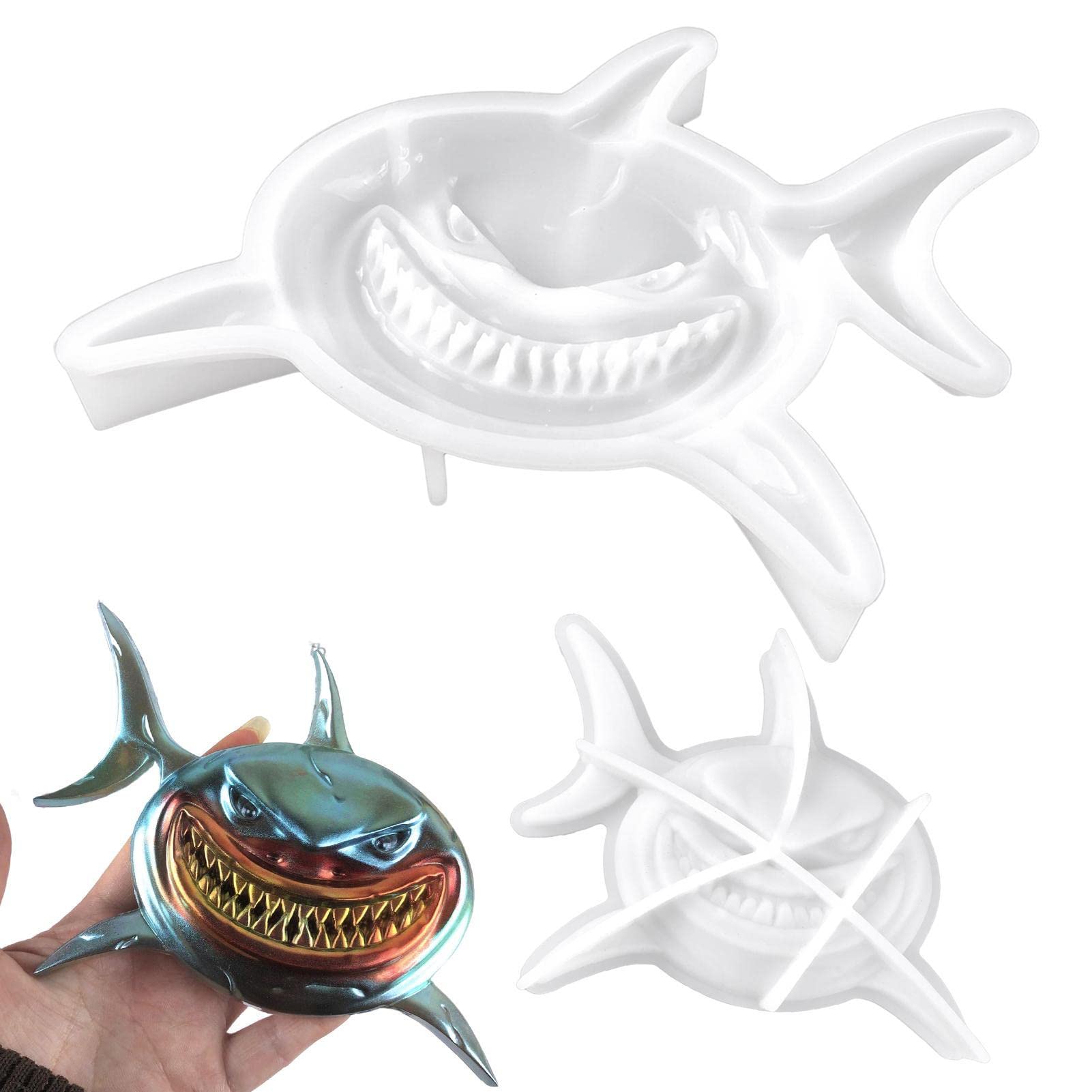 Animal Resin Moulds, Shark Moulds Resin Moulds Silicone - Resin Keychain Moulds, Animal Resin Moulds, Resin Mould for Ornaments, Jewellery, Keychain, Crafts