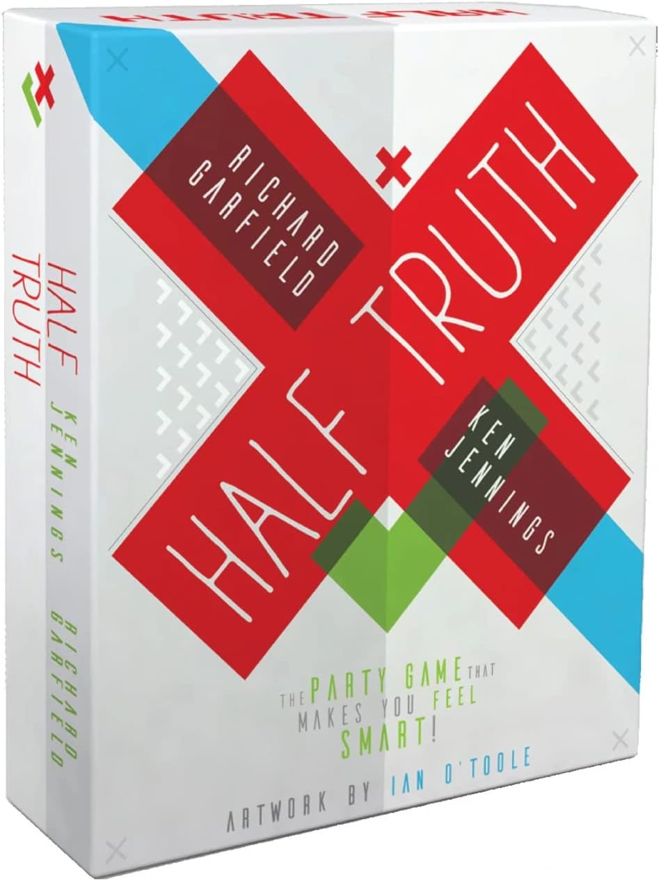 Half Truth Game - The Trivia Game That Makes You Feel Smart - Fun Board Game for Group Events, Parties & Get Togethers - Best Board Games for Teens, Young Adults, and Families