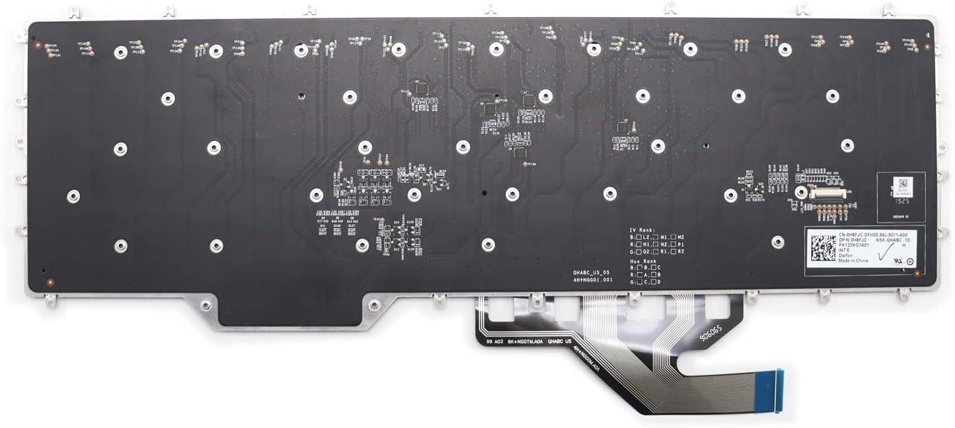 New Keyboard for Dell Alienware M17 R2 M17 R3 Area 51m R2 P41E PK132VQ2C00 Per-Key RGB Backlit US