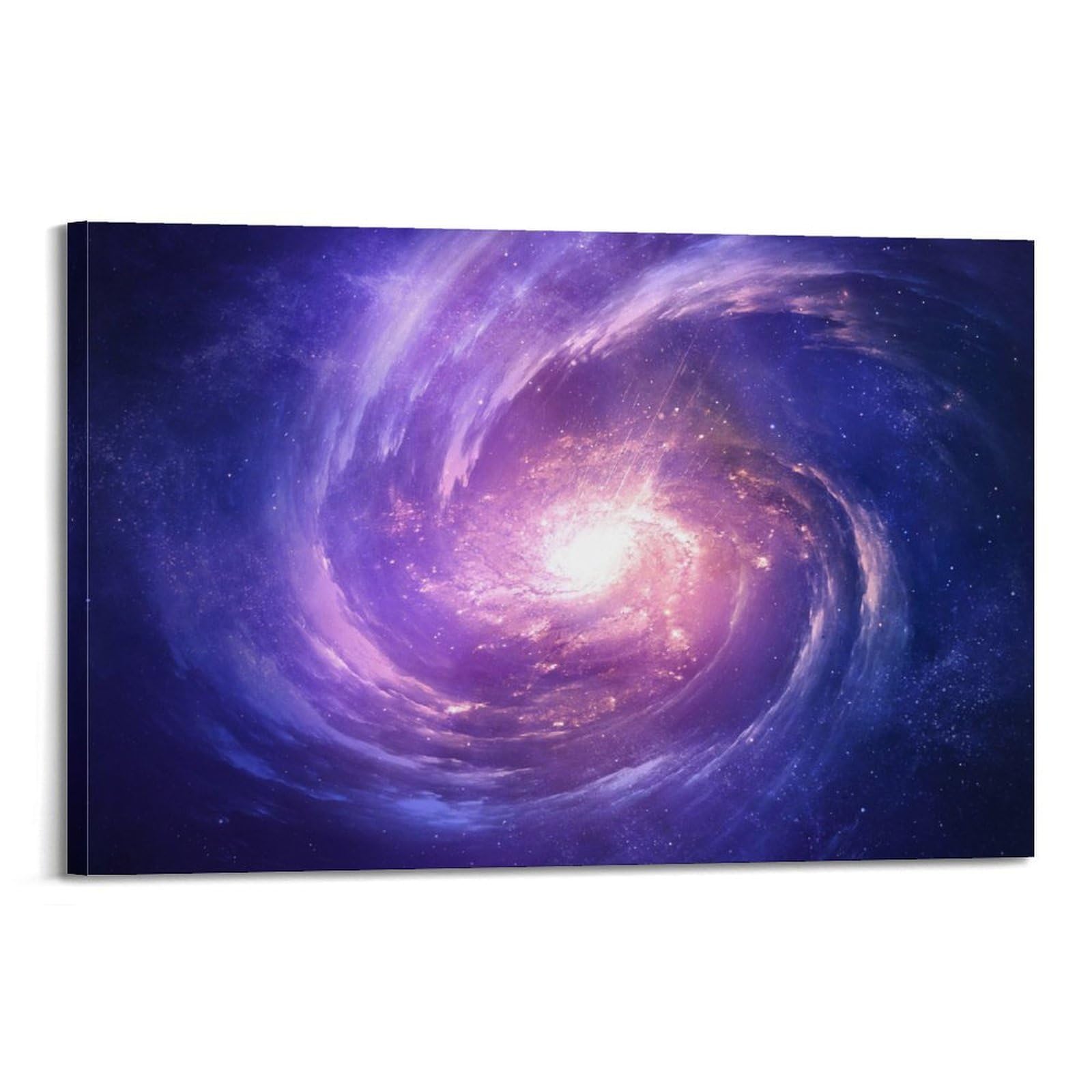 OKAHYS Space Poster Spiral Nebula Decorative Painting Canvas Wall Artworks Picture 24x36inch(60x90cm)
