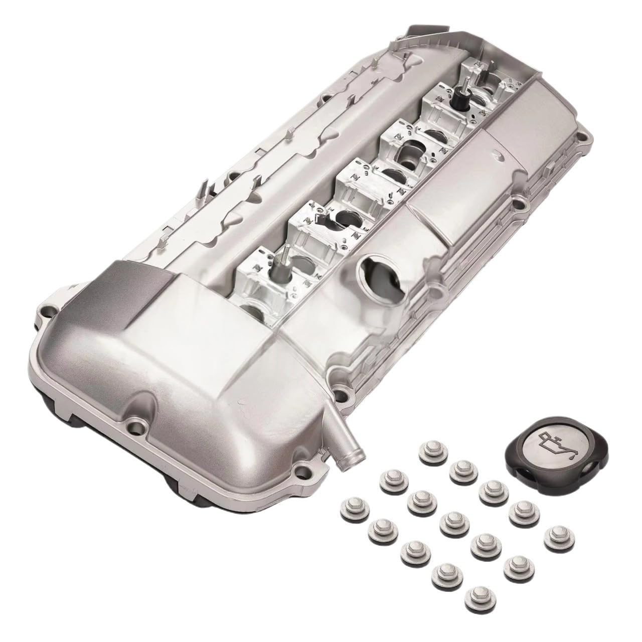 coperchio punterie Coperchio Valvola In Alluminio Con Guarnizione Per E39 525i 528i E46 325i 328i 330i Per X5 Per Z3 Per M54 Per M52 1998-2002 11121432928