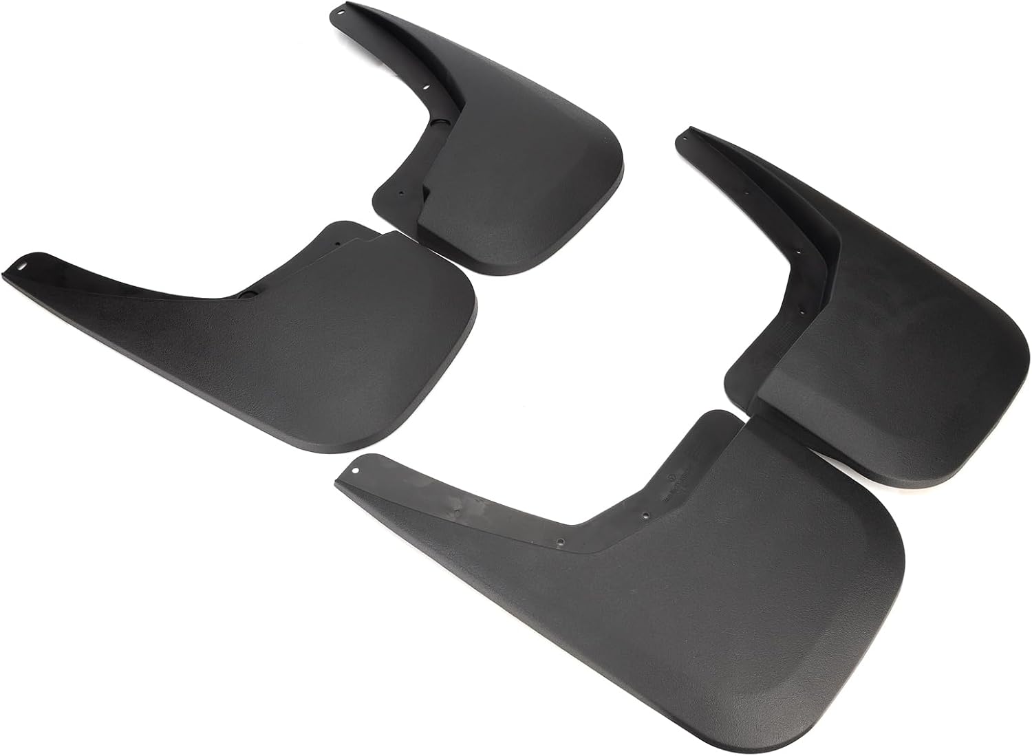 Front & Rear Mud Gurad Splash Mud Flaps Compatible with Chevy 2007-2013 Silverado 1500 and 2007-2014 Silverado 2500/3500 HD No Drilling All-Weather Splash Guard Body Kits 4 Pcs Set