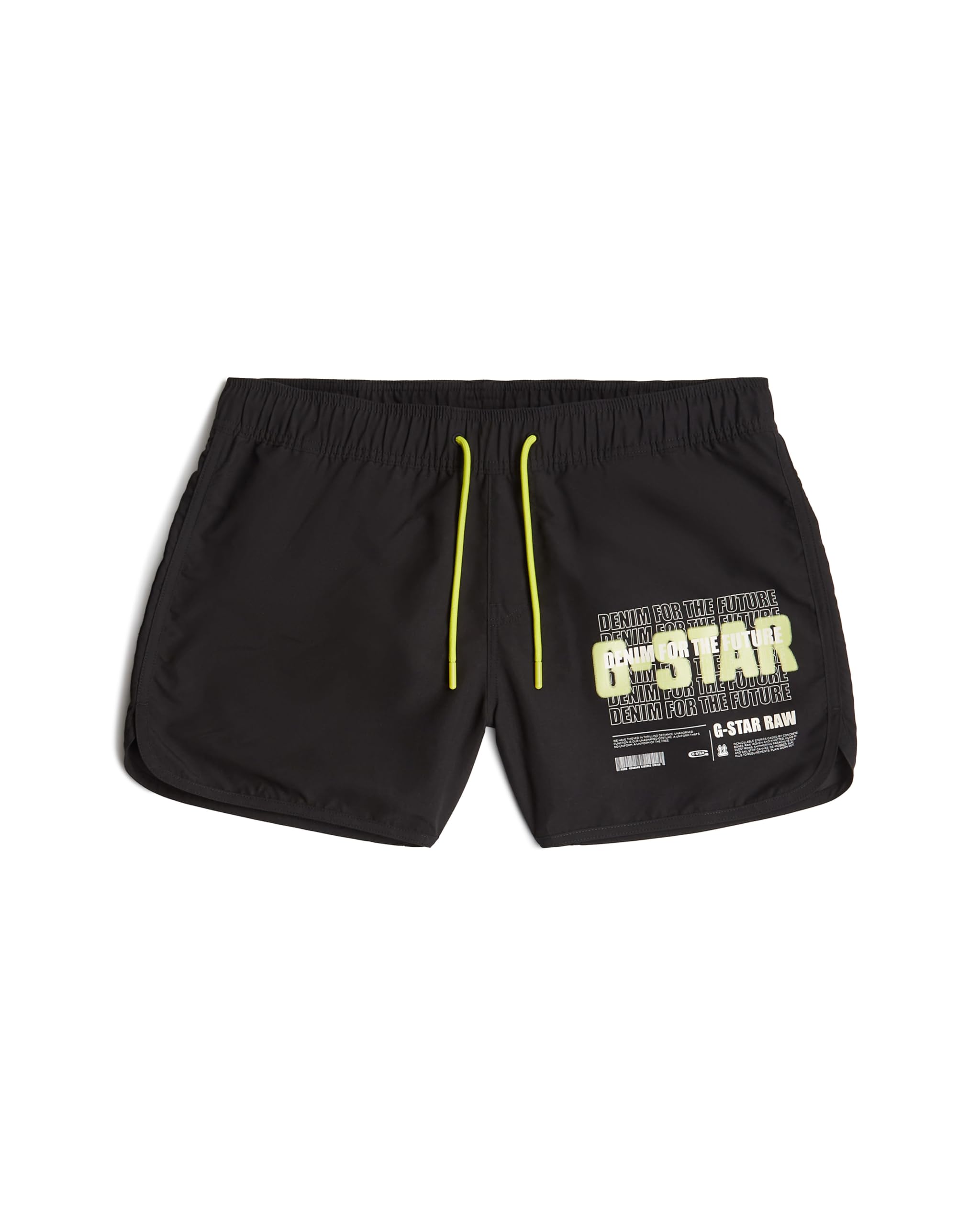G-STAR Men's Carnic Graphic Swim Shorts, Black (Dk Black D26206-a505-6484), XL