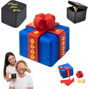 2-Piece Annoying Gift Box 3D Gift Box The Annoying Gift