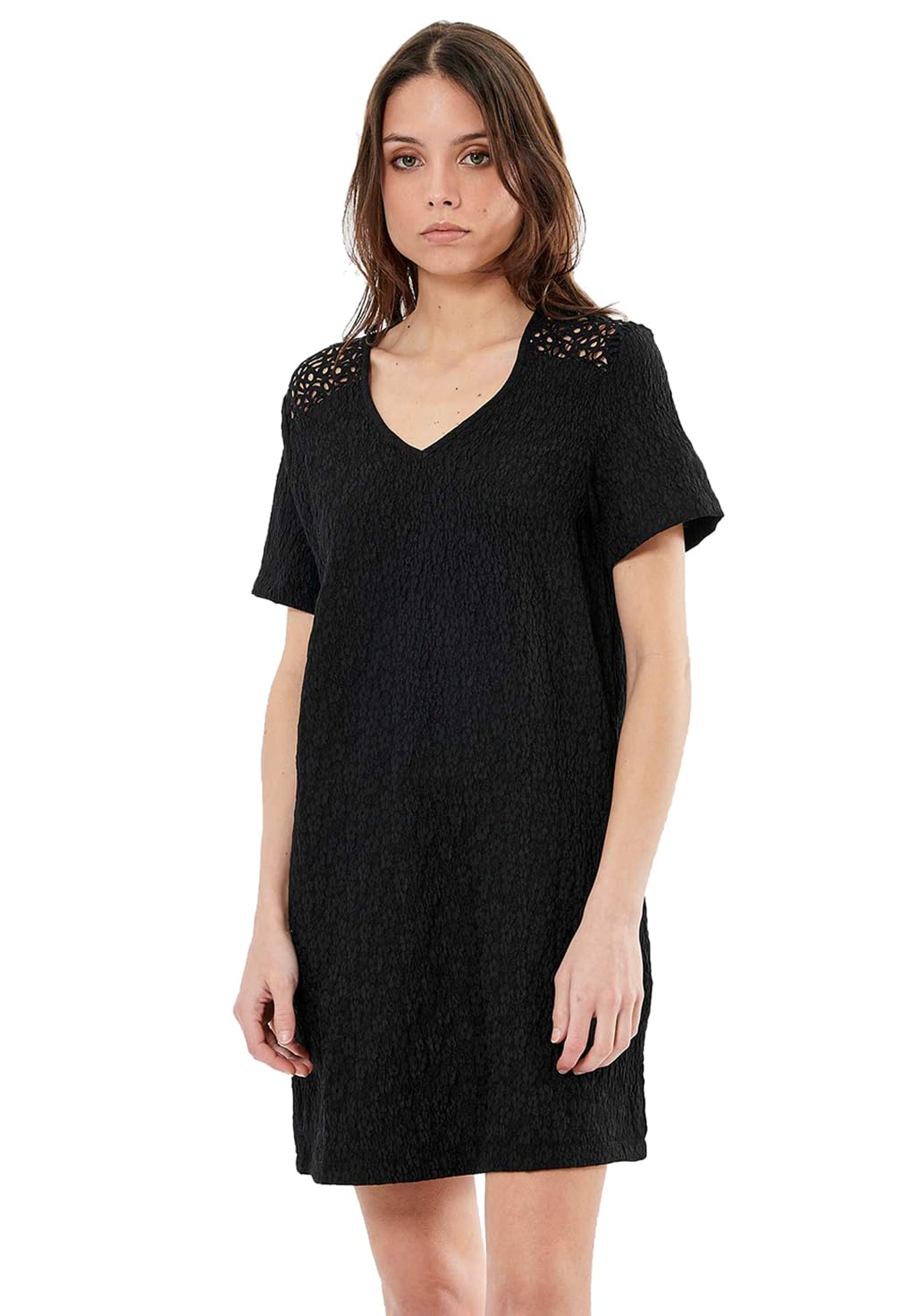 Robe Kaporal Taille S En Coton Beige - Style Midi Moulant, Occasion Très Bon état