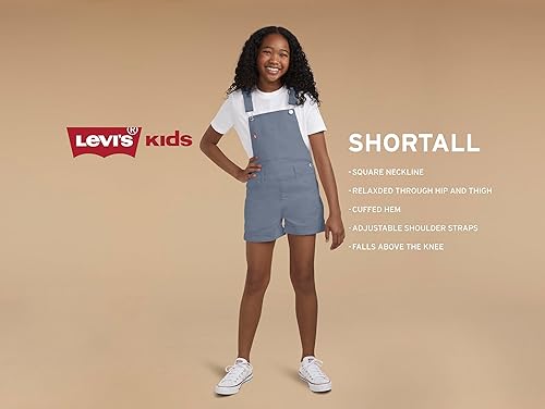 Miniatura 5 de Levi's Pantalón corto de mezclilla para niña y bebé