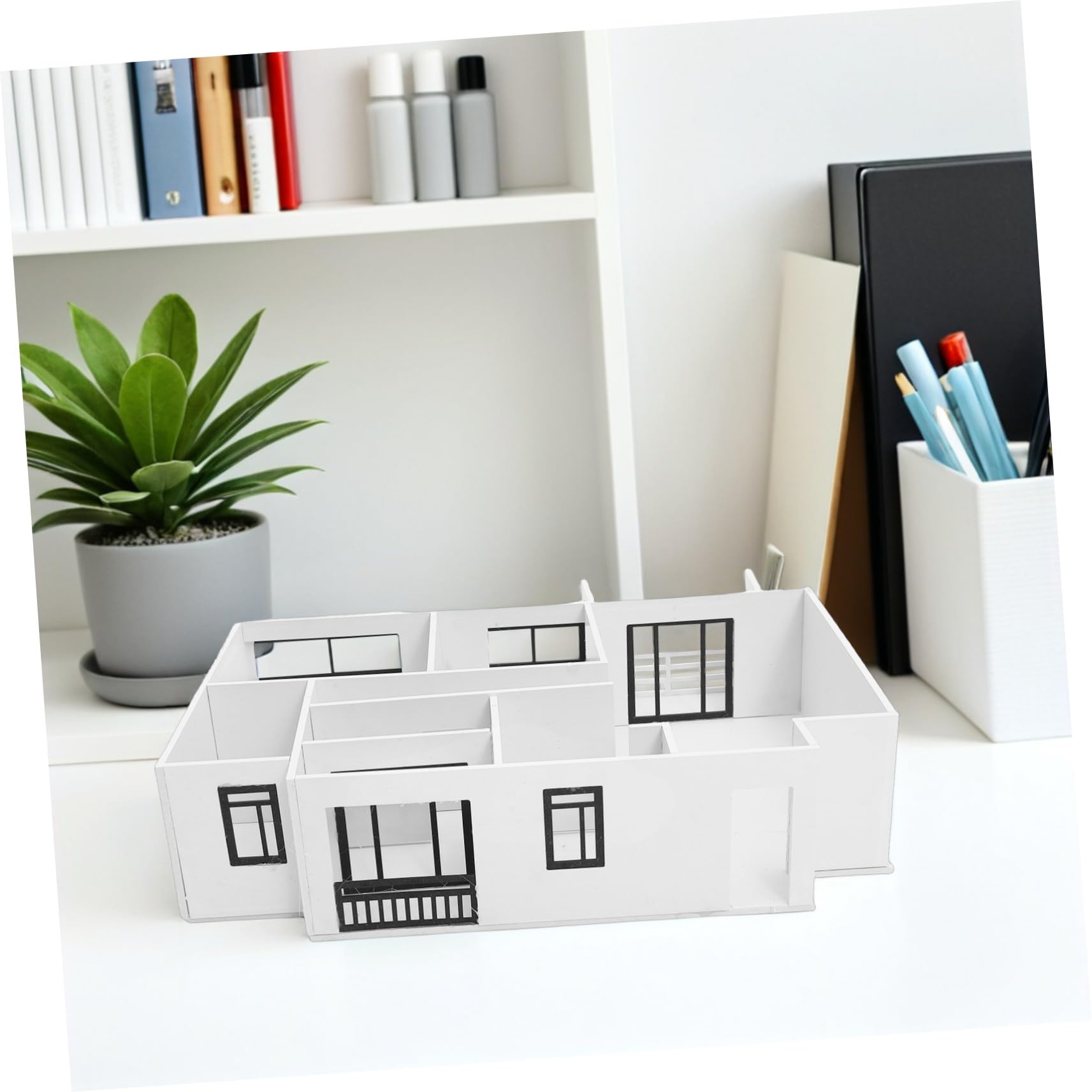 Tofficu Kit Modellismo Architettonico 1:25 per Progetto Appartamento Foglio Espanso Pvc e Acrilico, Visualizzazione Interni Intuitiva per Appassionati di Design Casa