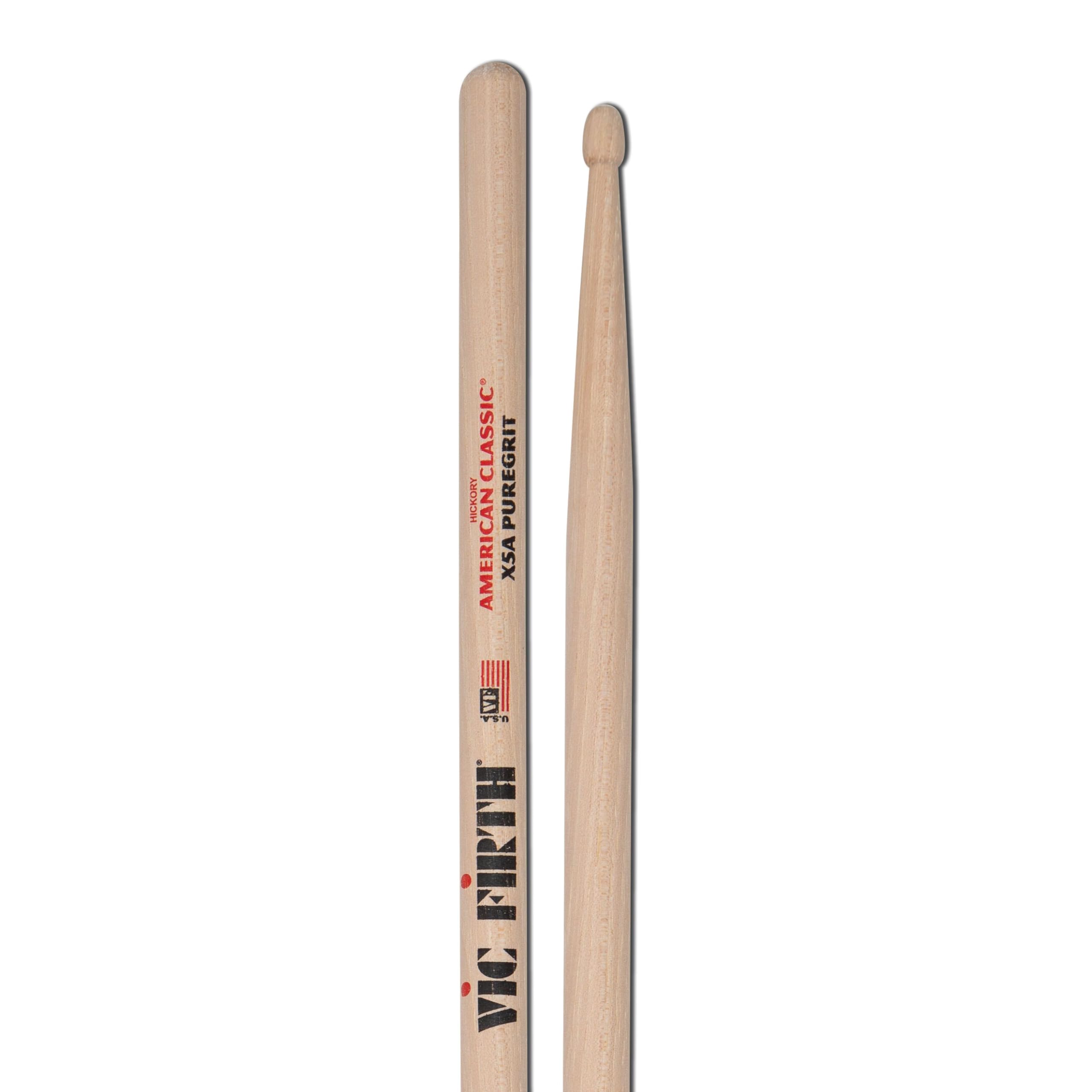 Vic FIrth - American Classic® Extreme Drumsticks X5APG PureGrit - American Hickory - Wood Tip, natural - Image 2