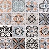 Mosaik klebefolie ist sehr bequem zu montieren. Klebefolie ist selbstklebend, Sie müssen nur das Trägerpapier entfernen und Mosaik Folie direkt auftragen. Die Gitterlinien auf der Rückseite erleichtern das Messen und Schneiden. Bitte achten Sie darauf, das Trägerpapier nicht auf einmal zu entfernen.