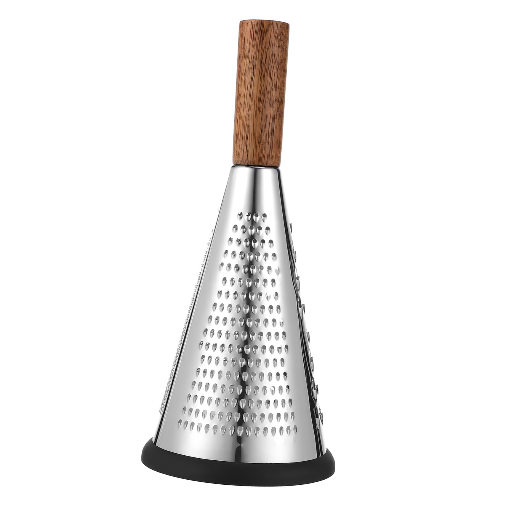 Alipis Cheese Grater Cone Stainless Steel Vertical Grater for Home Kitchen with Handle for Efficient and Quick Food Preparation for Cheese Vegetables and More
