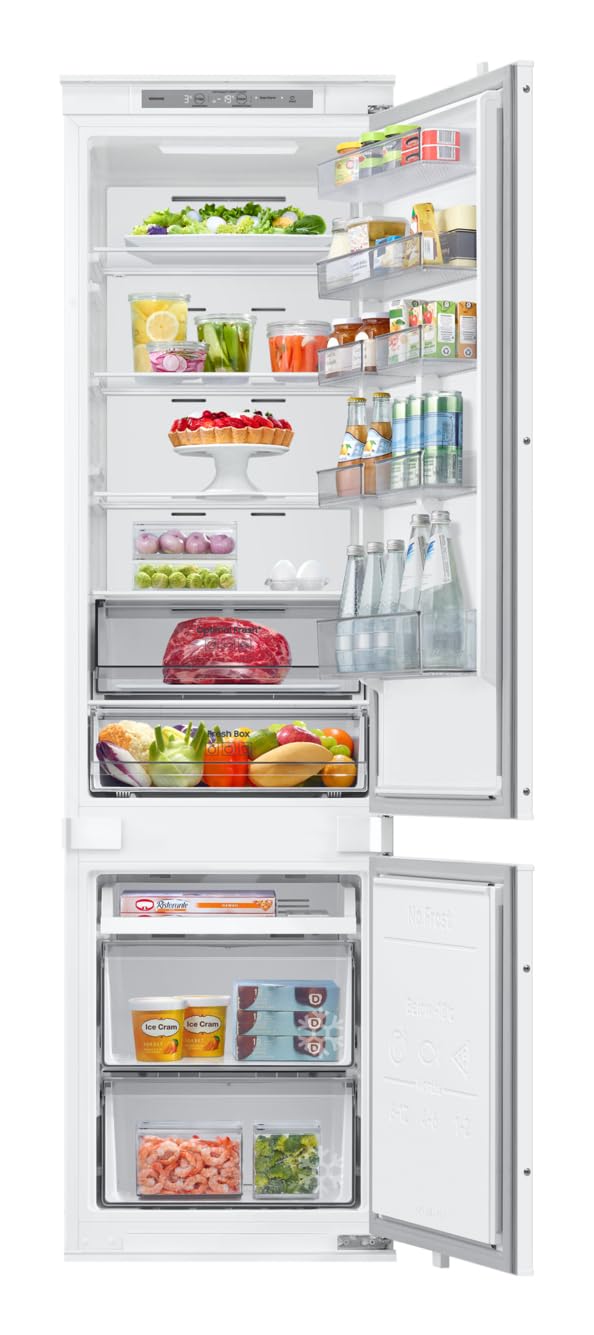 Samsung BRB70F30BES0 F1rst 60 AI Plus Frigorifero da Incasso Combinato Total No Frost Classe E Wi Fi Altezza 194 cm