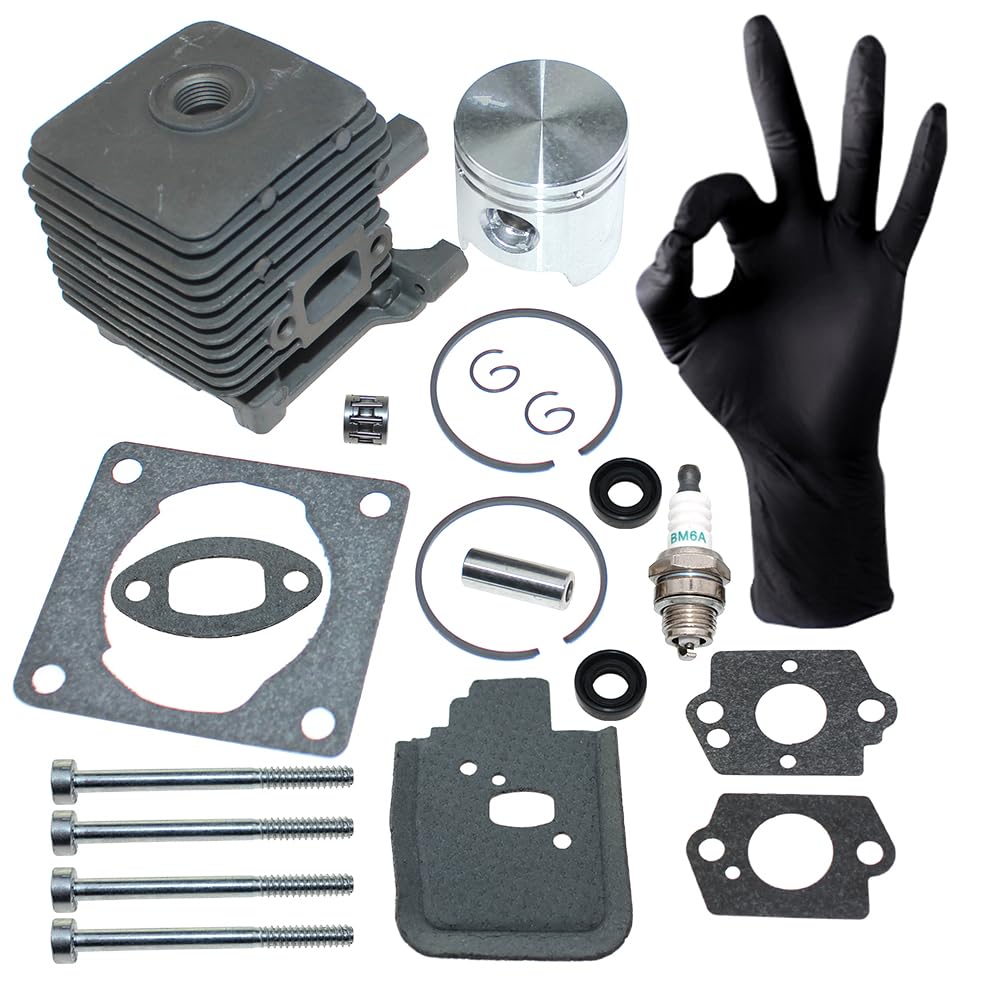 ICOOYO Cylinder Piston Kit for Stihl FC55 FC55DZ FC55Z FS38 FS45 FS55 FS HL45 HS45 KM55 MM55 SH55 SH85,4144 020 1200 - Image 5