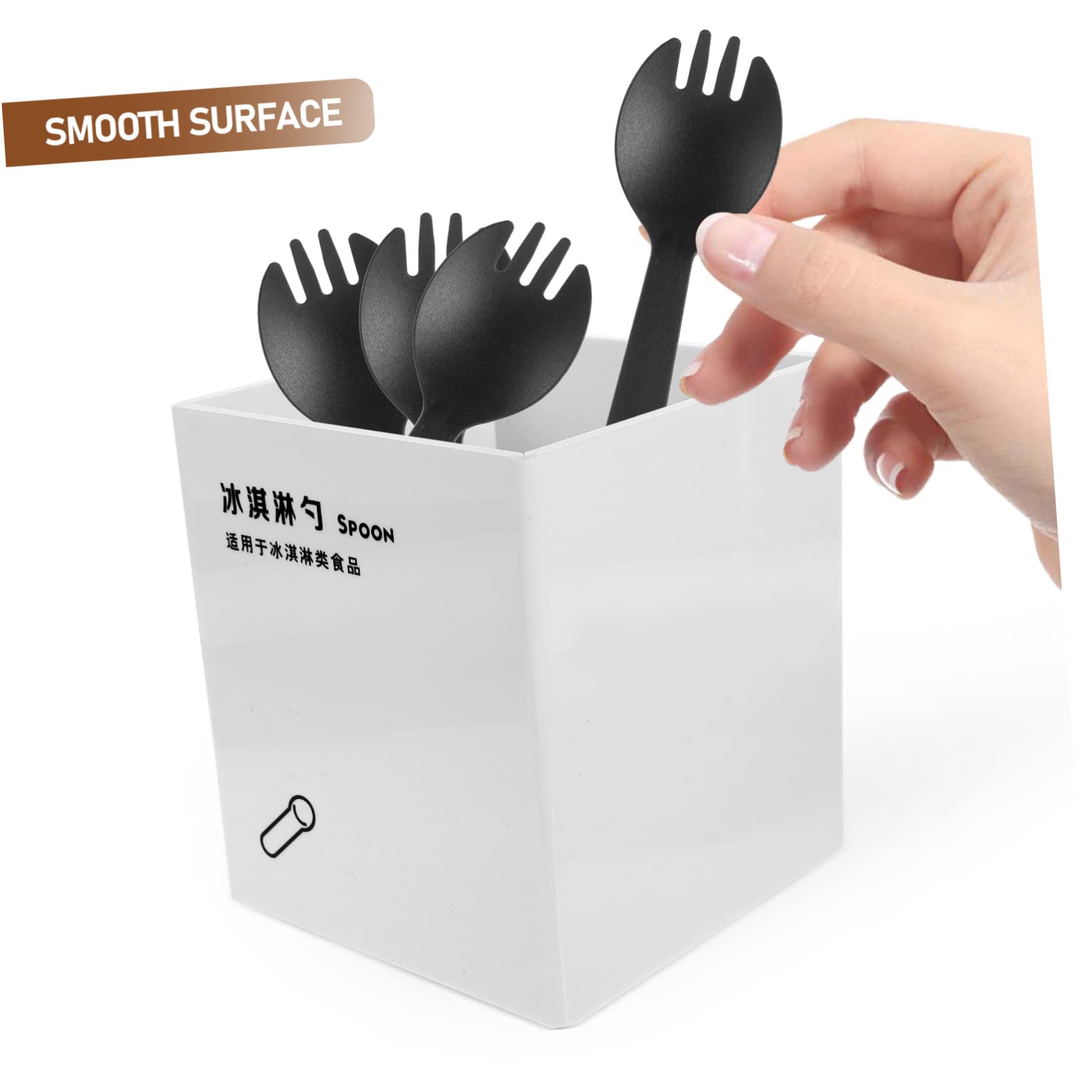 Organisateur à Ustensiles Support de Rangement pour Couverts Baguettes Cuillères pour Cuisine Restaurant Bureau
