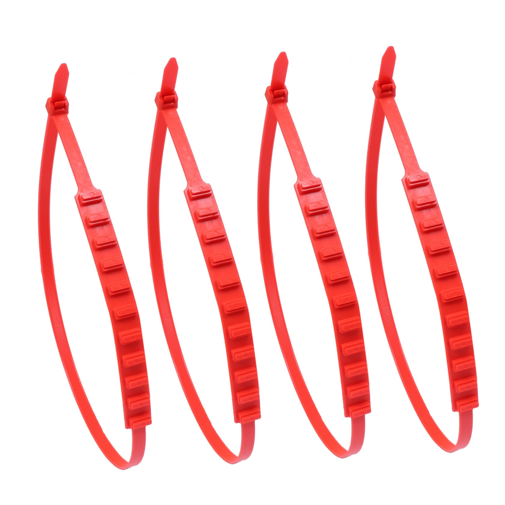 Alipis 15pcs Car Tire Belt Nylon Anti-skid Chain Emergency Tire Tie Non-slip Cable Tie for Winter and Rain