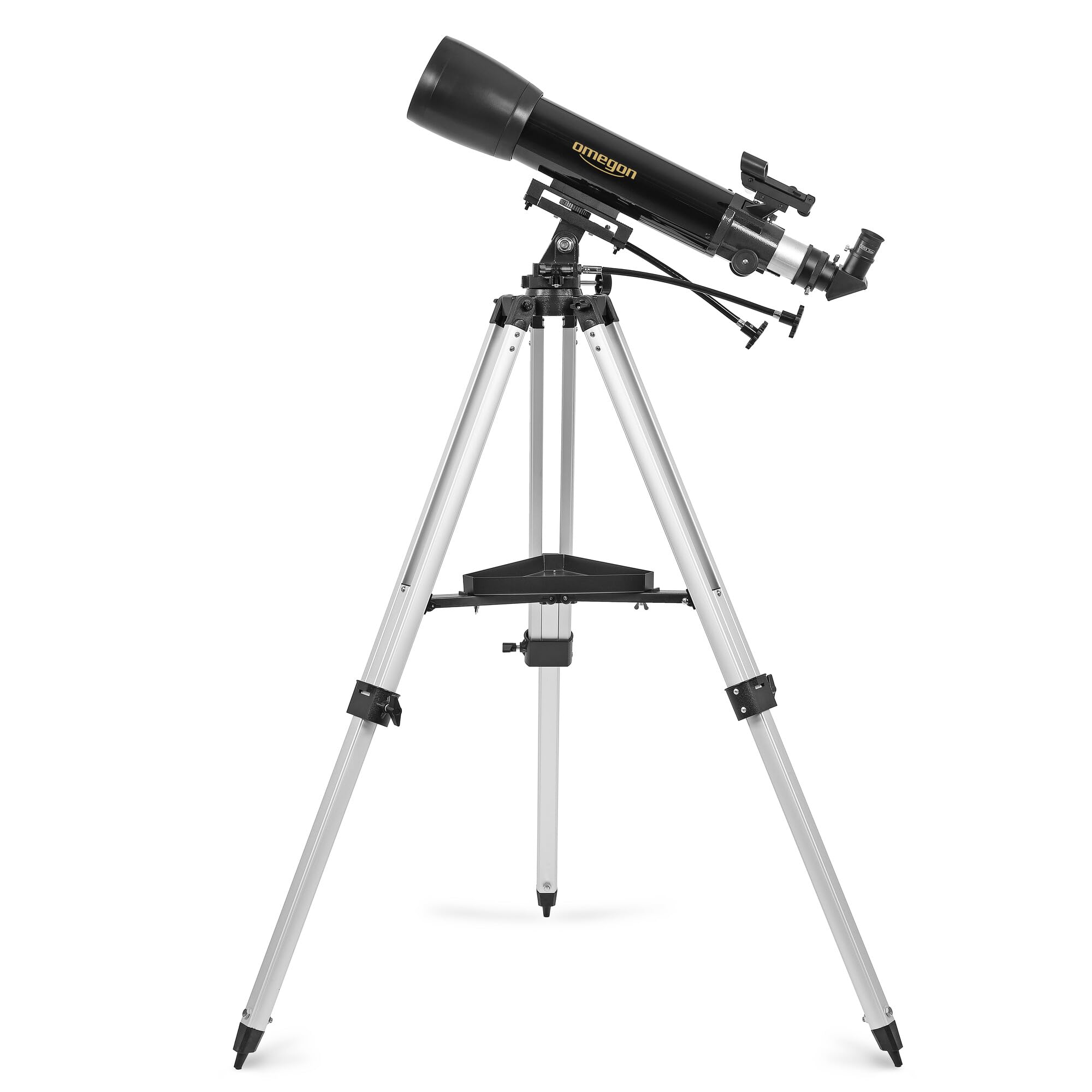Telescopio Omegon AC 102/660 AZ-3 | Telescopio rifrattore a campo largo | Apertura 102 mm | Lunghezza focale 660 mm | Facile da usare | Perfetto per l'osservazione della luna e delle stelle