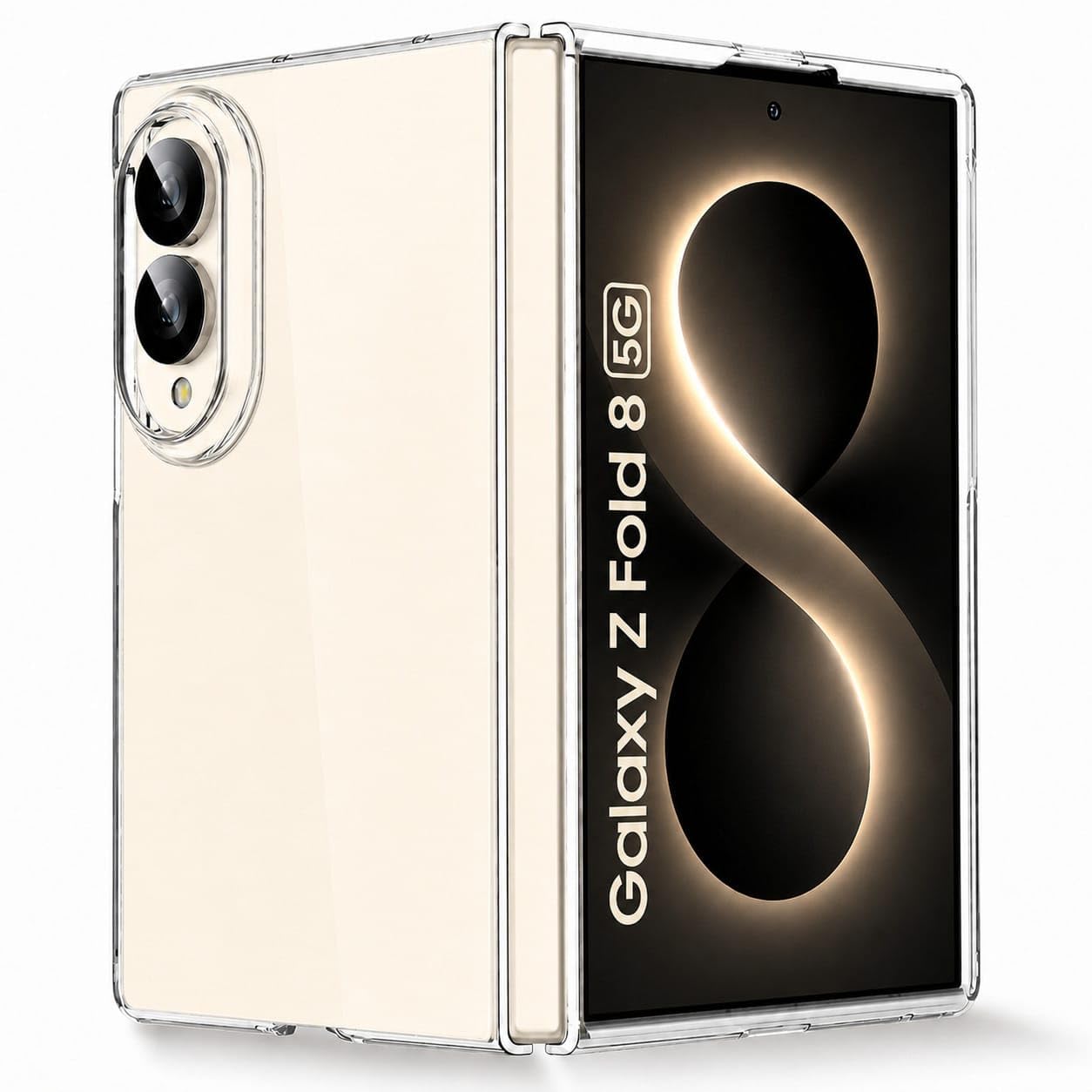 ARTMU Case for Samsung Galaxy Z Fold 8 Clear,( Anti-Yellow) Ultra- Thin Slim Fit Transparent Hard PC Protective Phone Case for Samsung Galaxy Z Fold 8 5G-image-40