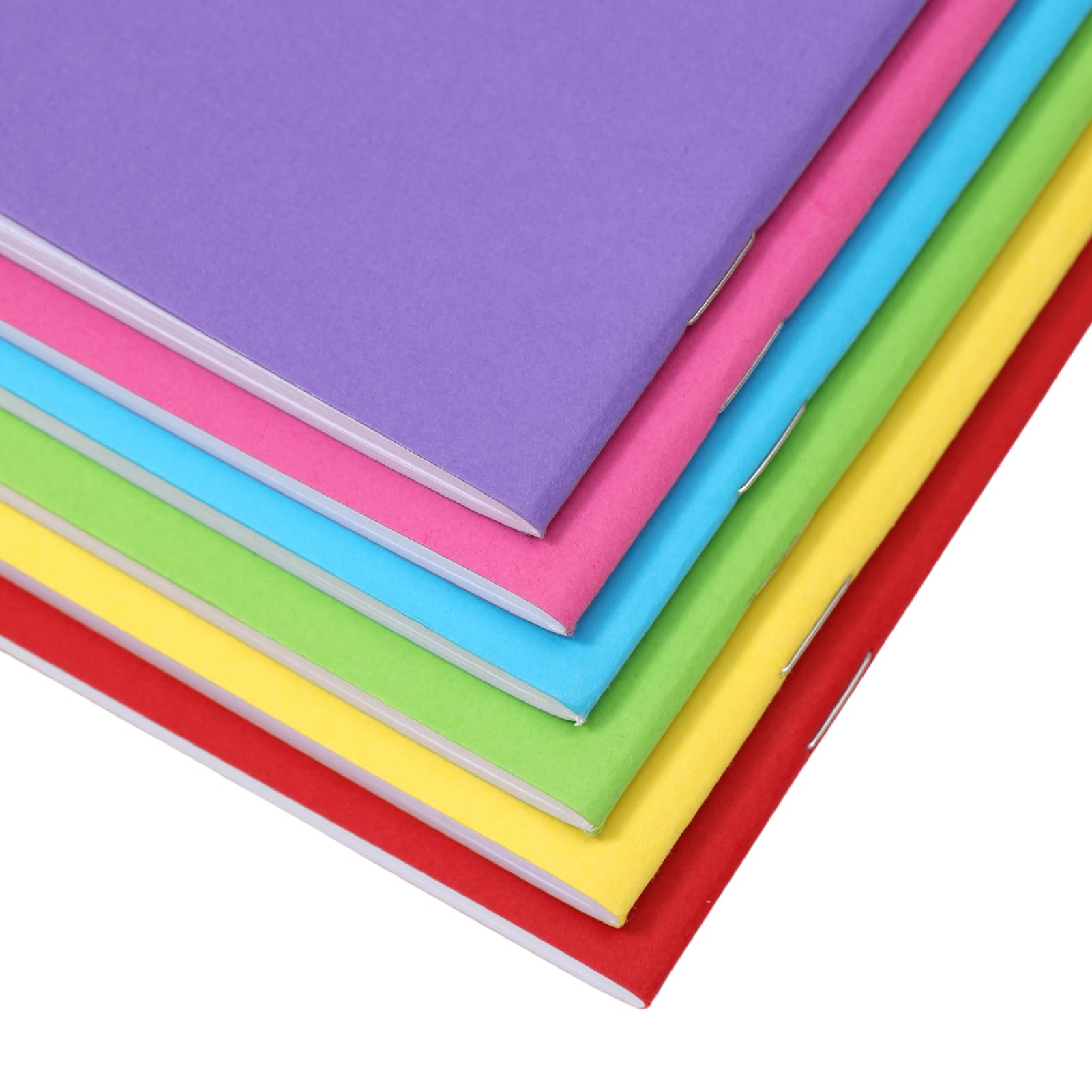 Apprabbr Paquete de 96 libros en blanco para que los niños escriban historias, mini cuadernos a granel pequeños diarios sin forro para estudiantes, dibujo, bocetos, 24 hojas/48 páginas (cubiertas