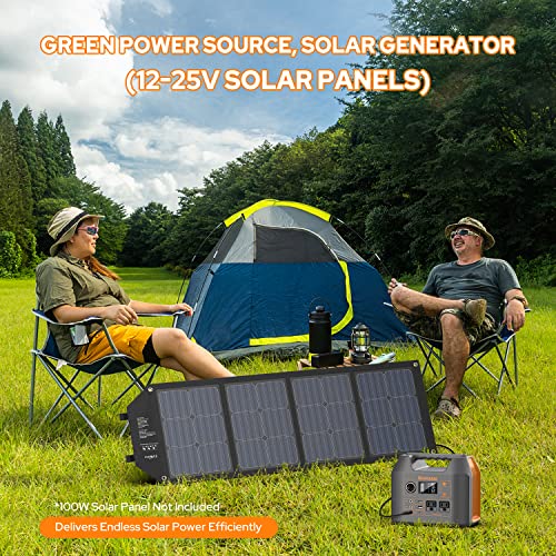 Solar Generator with Panels, EnginStar 300W Solar Generator with 60W Solar Panel, 80000mAh Portable Power Bank with AC Outlet for Outdoors Camping Emergency Use - Image 5