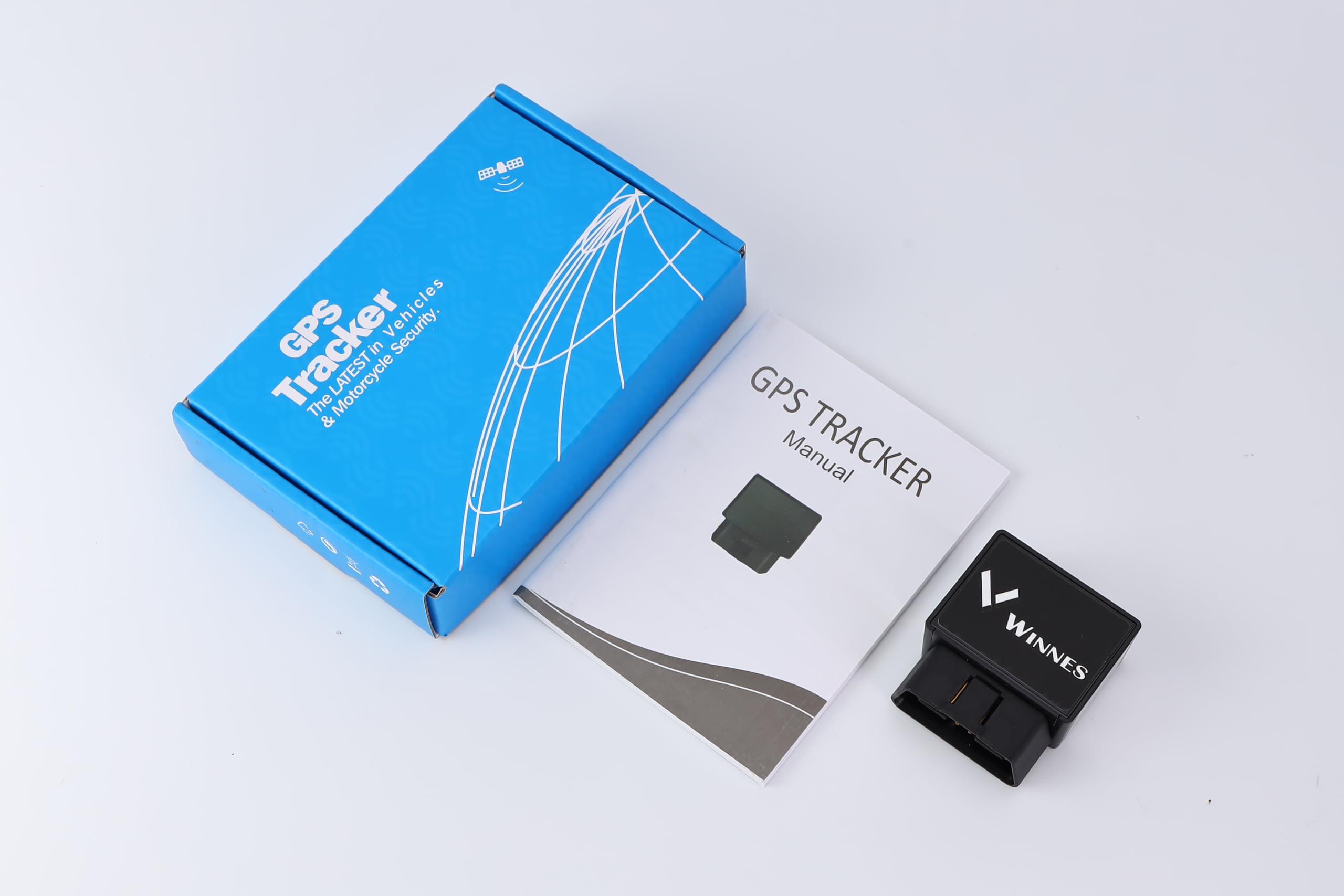 Winnes TK816 Traceur GPS pour voiture 4G OBD2 Tracker GPS résistant à l'eau Alerte de vitesse application gratuite pour camionnette et voiture