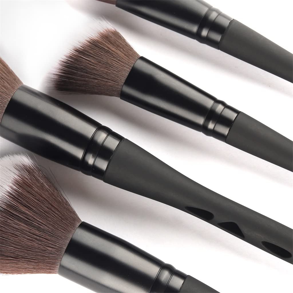 Juego de brochas de Maquillaje, 10 Uds., brocha para Base Hueca, Corrector en Polvo, Kit de Herramientas de Maquillaje Facial líquido profesion