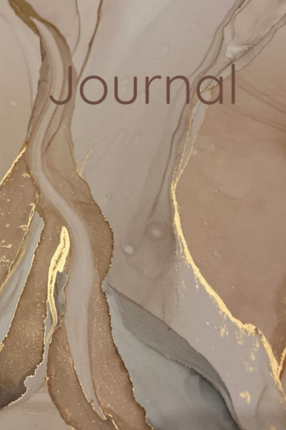 Independently published Rosegold Journal (Marbles)