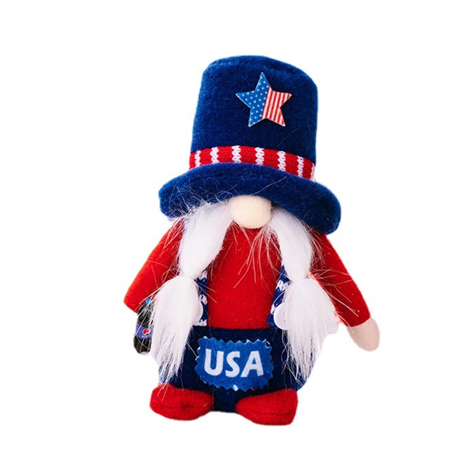 Hsioluted Independence Day Standing Desktop Decorative Ornaments Supplies for Bedroom Dormitory School Independence Day Decoration