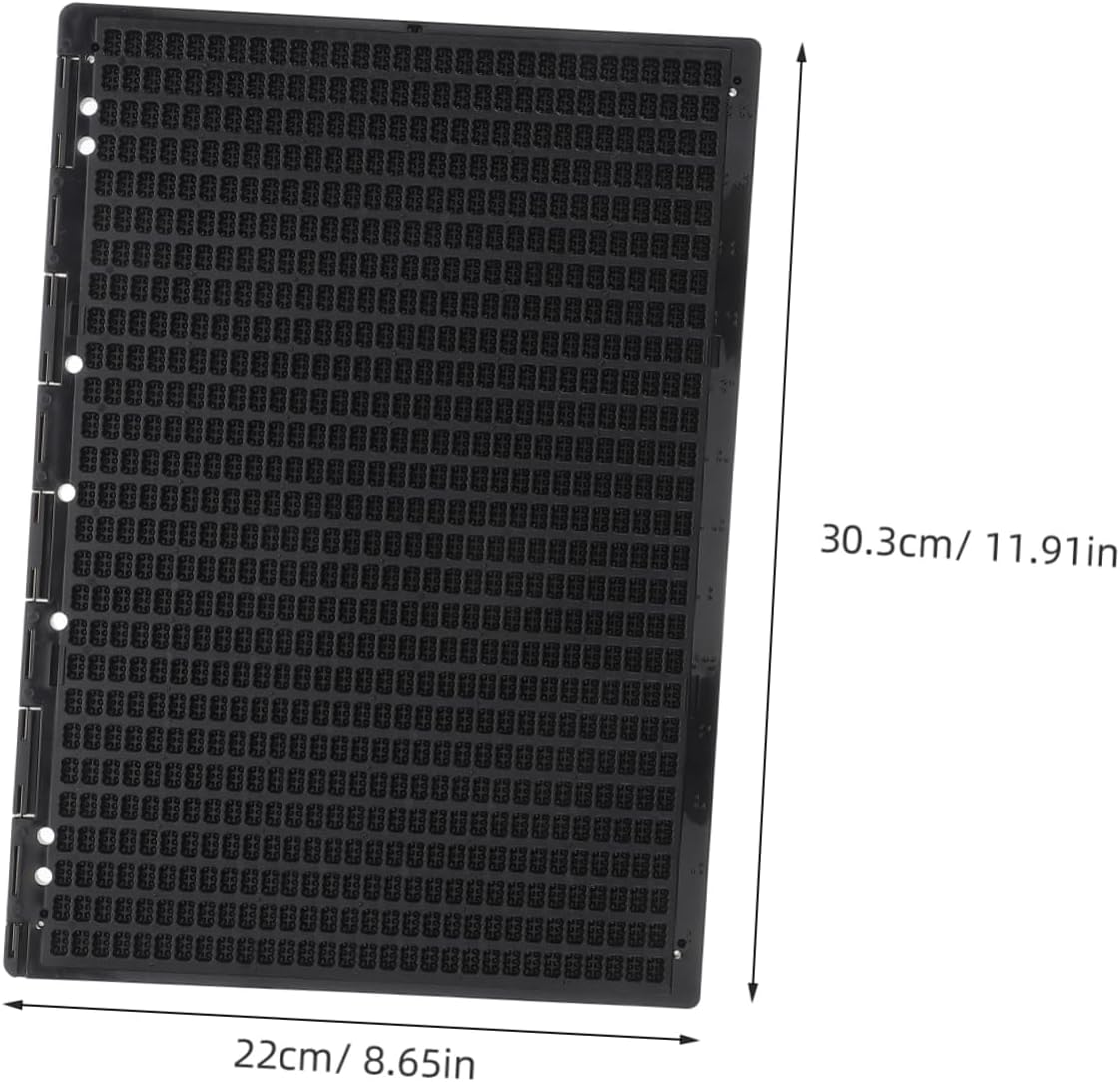 Didiseaon 30-Cell Braille Writing Pad for Blind 27-line Learning Tool Portable Braille Fingerboard Thickened Materials Blind Aid