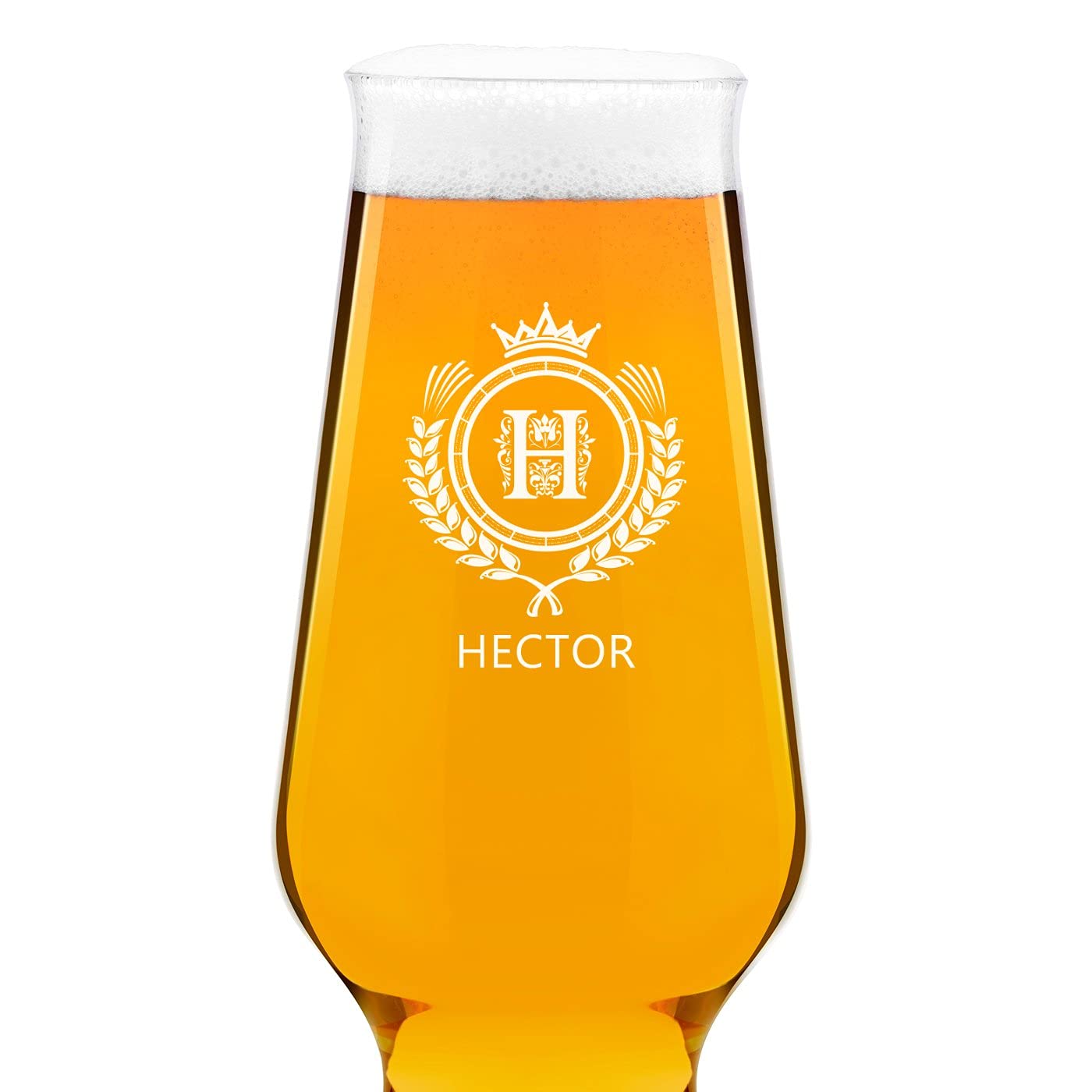 Maverton Ensemble de Chopes à Bière Personnalisées de 0,4l | 400ml, Verres de haute qualité avec gravure pour homme, Cadeau pour tous les amateurs de bière, Monde