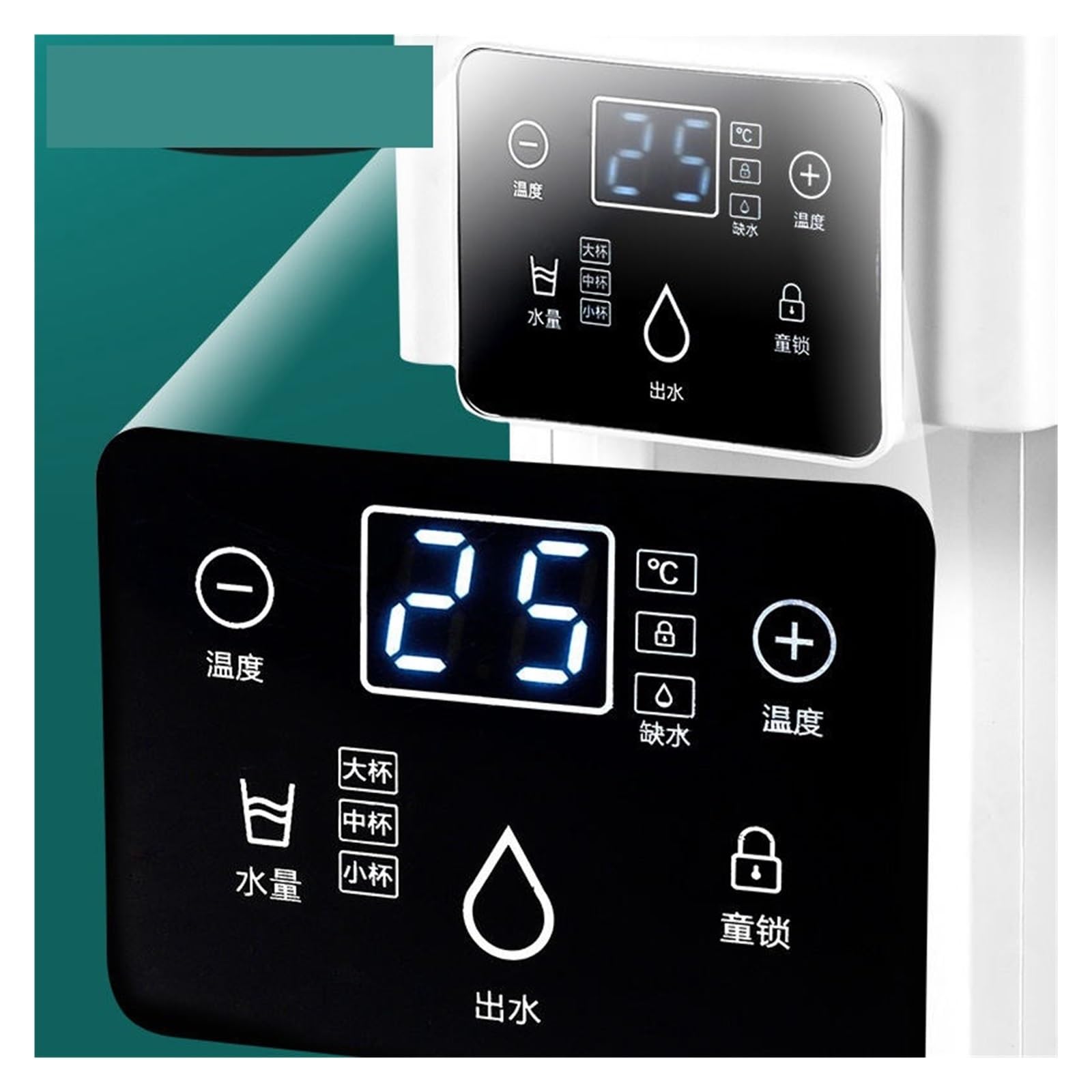 Dispensador de agua caliente instantáneo 3L, control temperatura 6 etapas, caldera escritorio, hervidor eléctrico, fuente bebida calentamiento rápido,Ahorro de Tiempo