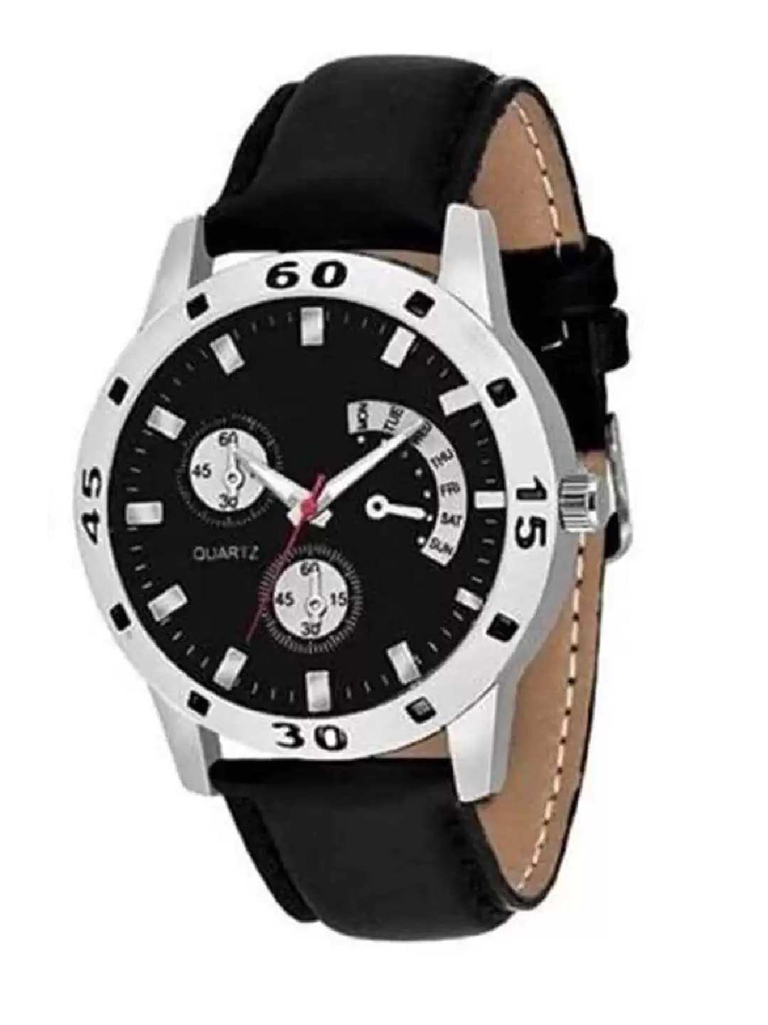 Watchstar Staylist & Fancy Watch Case Material Metal Analogue Black Dial Mens Wrist Watch (LS-1007) (Pack of 1) (B0BWMQT965) Amazon Price History, Amazon Price Tracker