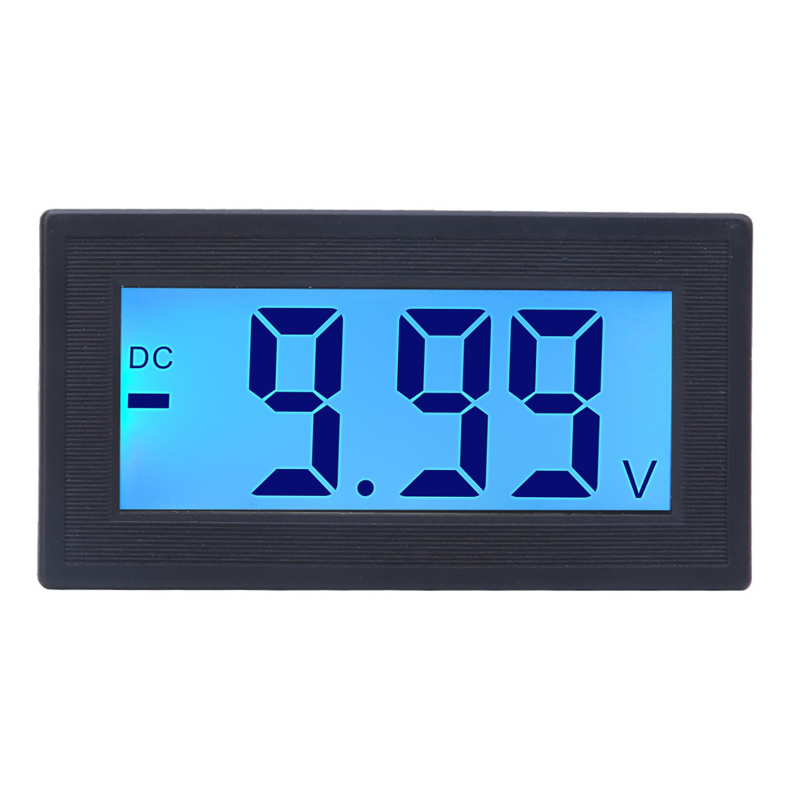 Voltmeter, YB5135DB DC Digital Voltmeter LCD-Display Spannungsmesser mit Hoher, Bequemer Installation Zum Testen der Spannung, Voltmeter (Gleichstrom 0–10 V)