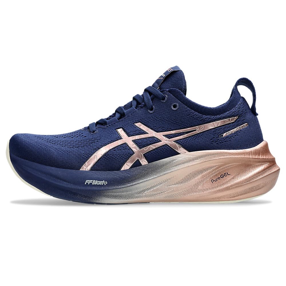 ASICS Women Gel-Nimbus 26 Platinum Blue Expanse/Rose Gold Running Shoes - 5 UK (1012B740.400) (B0D9BQ1S2B) Amazon Price History, Amazon Price Tracker