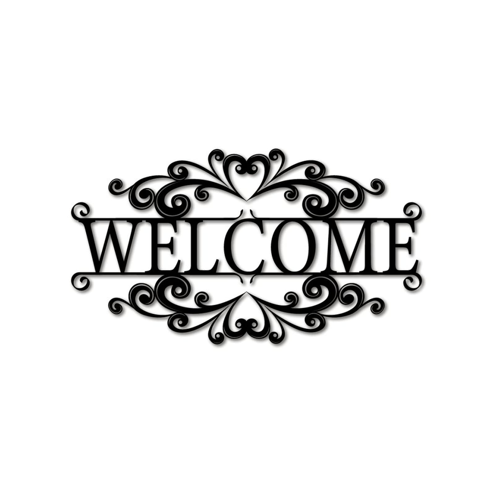 Farmhouse Metal Welcome Sign Farmhouse Personalized Family Name & Date