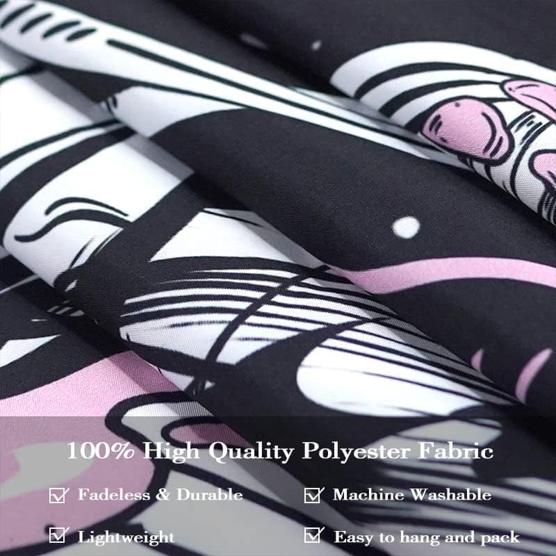 Miniatura 6 de Kanuyee Tapiz de calavera y mariposa, tapiz floral gótico para colgar en la pared para dormitorio, decoración de habitación rosa para dormitorio y