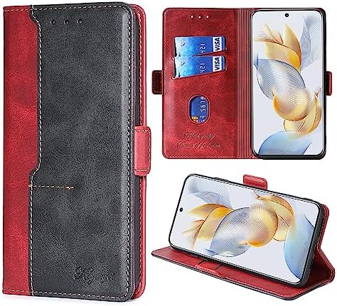 Housse Livre En Cuir Synthétique Pour Honor Magic5 Lite - Support Intégré, Charge Sans Fil - CoolGadget