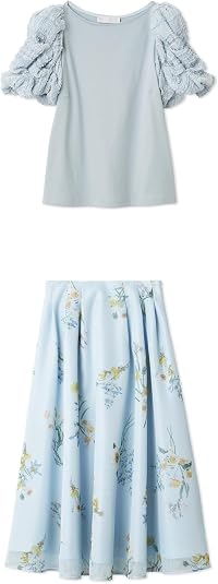 Amazon.co.jp: [セルフォード] タックバルーンスリーブカットソー