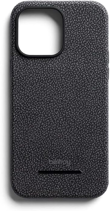 Bellroy Mod Phone Case for iPhone 14 Plus – (Leather Phone Case) - Black