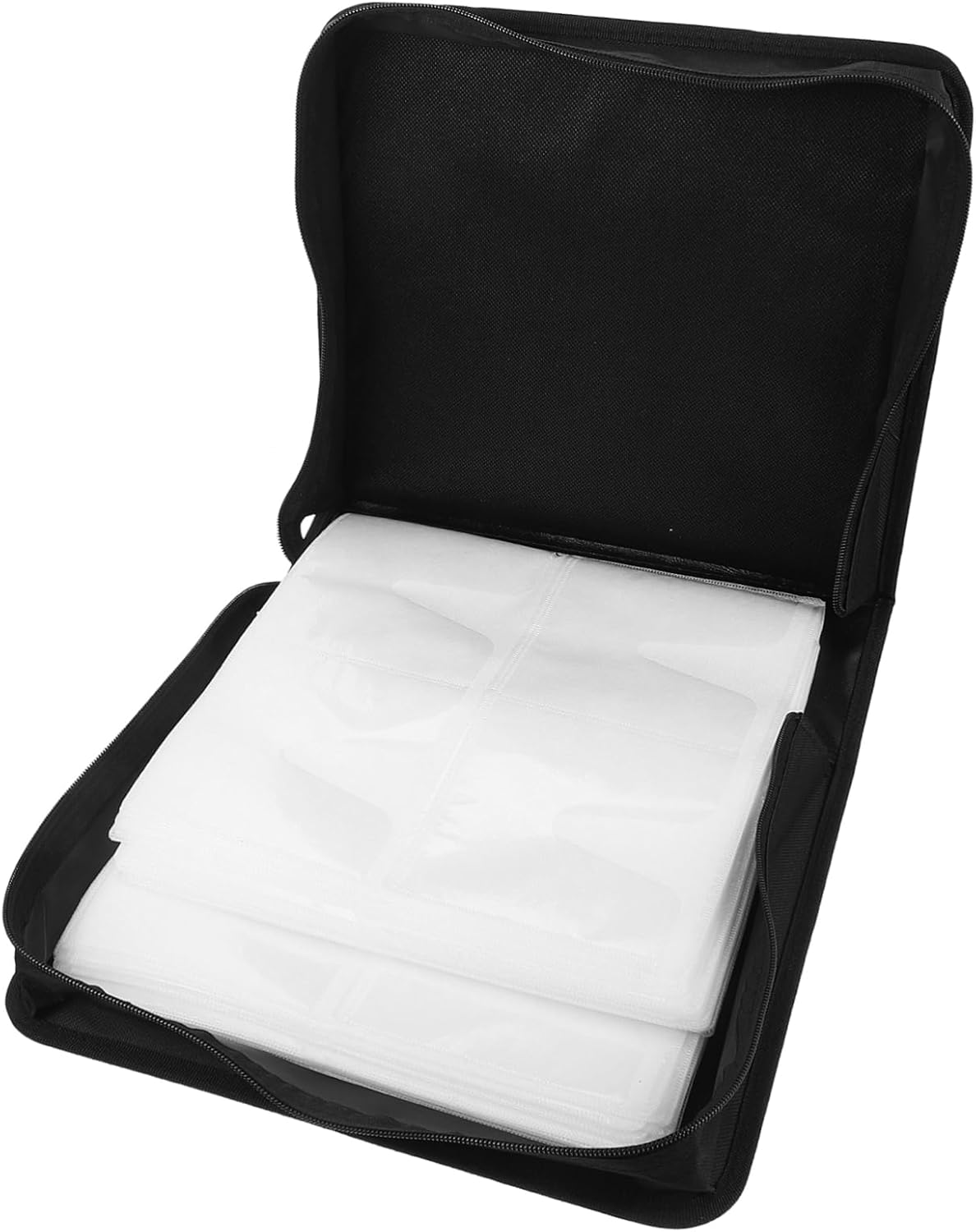 200pieces Large Capacity Cd Storage Bag Pu Faux Leather Disc Pouch Red Stylish Organizer for and DVDs for Home Car Use