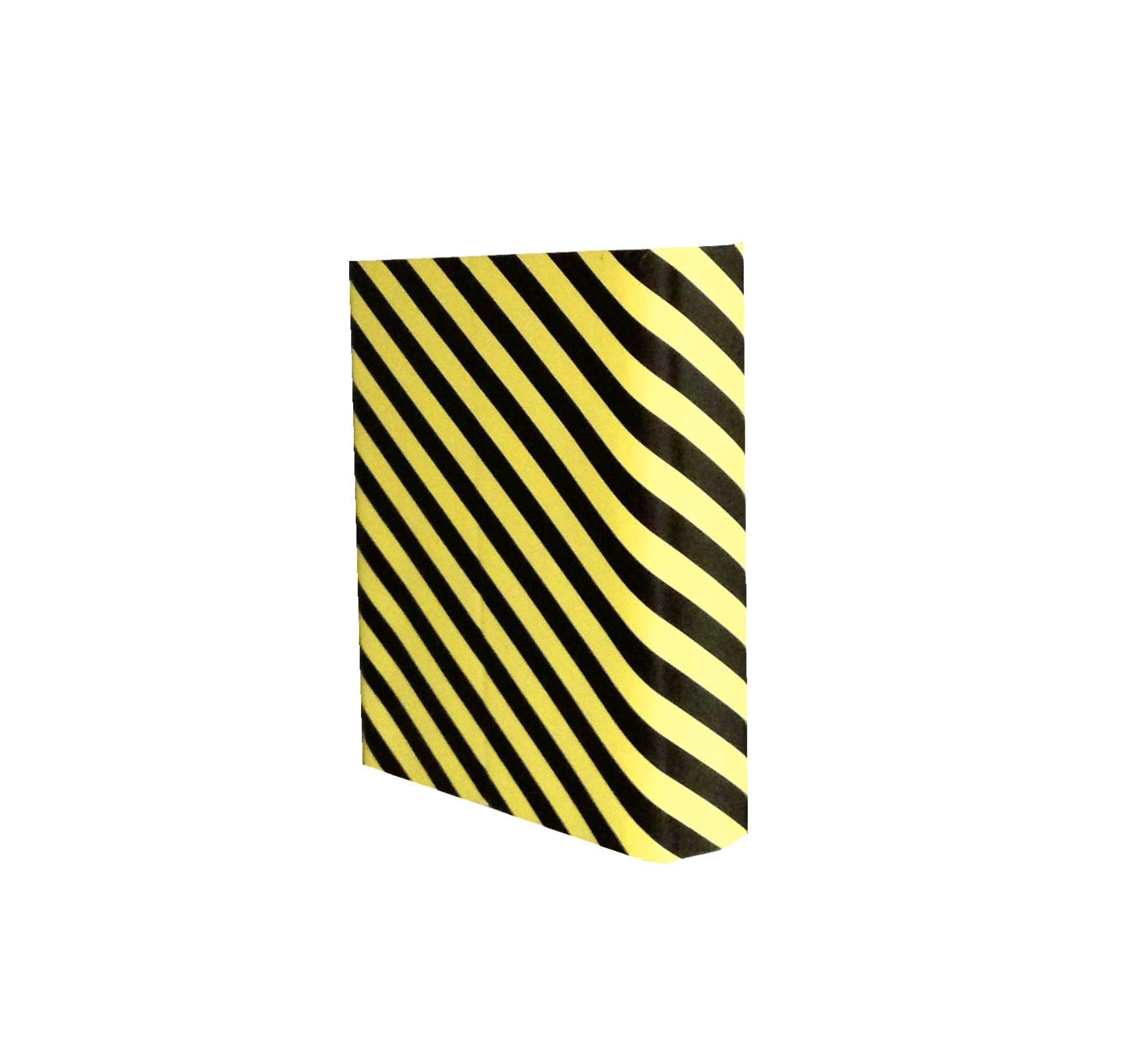 Protection droite en mousse 1500x300mm - noir/jaune