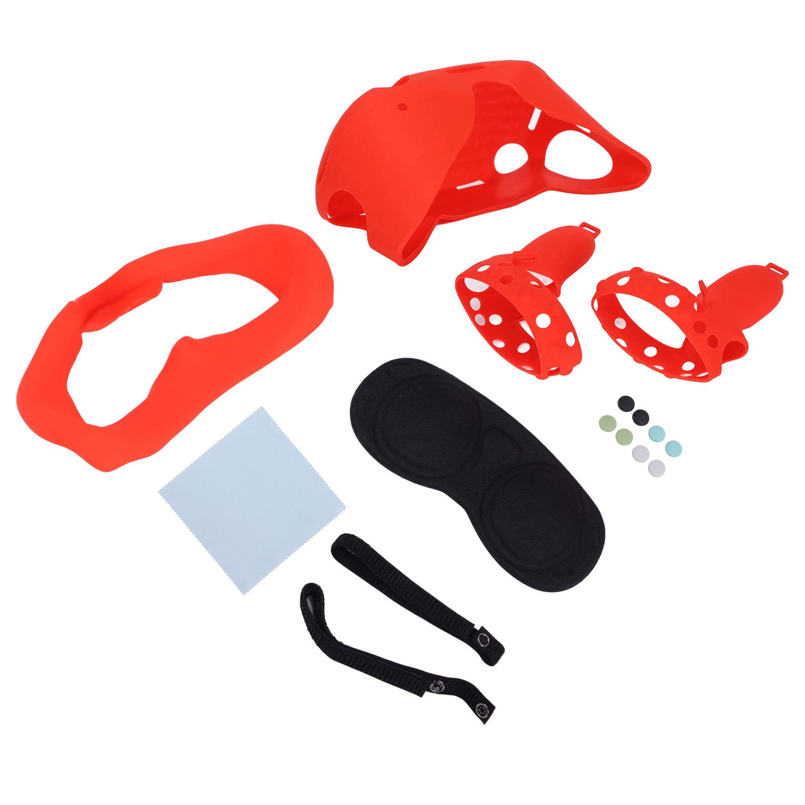 SENECESLI Juego de Accesorios para Gafas VR, Kit Completo de Protección de Silicona para Auriculares 2 con Cubiertas Protectoras 13 en 1 Que Incluyen Protector de Lente, Máscara Facial, Cubiertas de