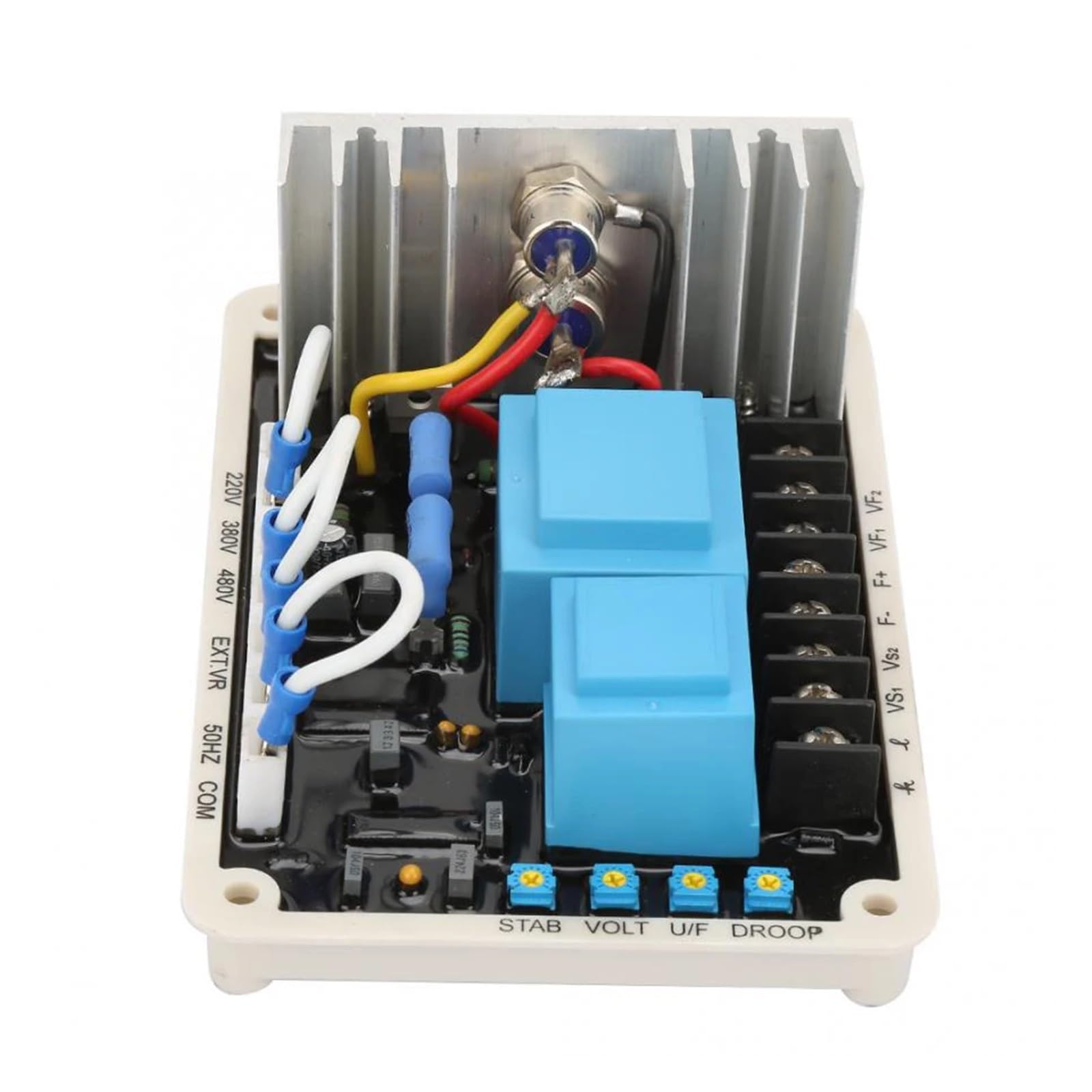 Regulador de tensión EA15A Generador Regulador de Voltaje automático 15 Amp Detección trifásica for generador sin escobillas 170VDC 50/60Hz