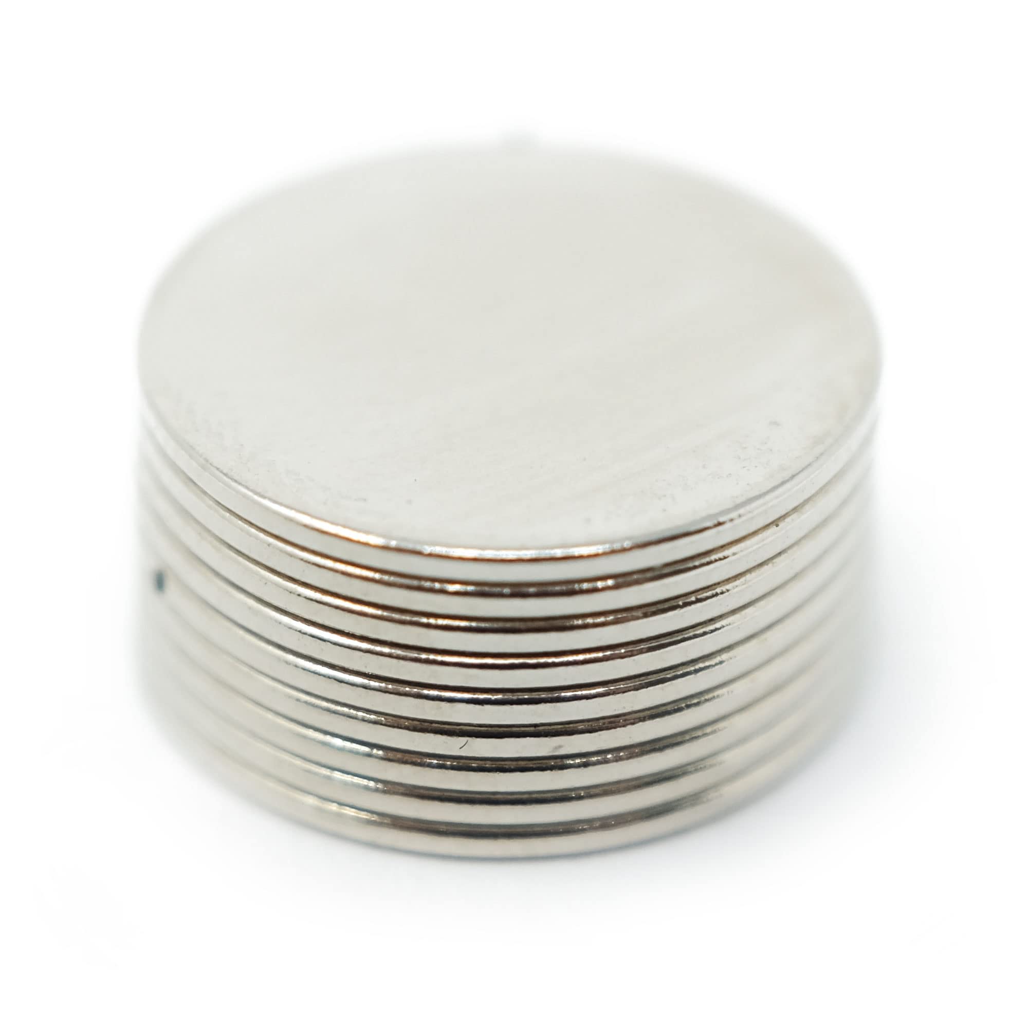 N42 Neodymium Disc Magnet - 9/16 in. dia x 1/32 in. thick - 1.37lbs Pull (Pack of 10)