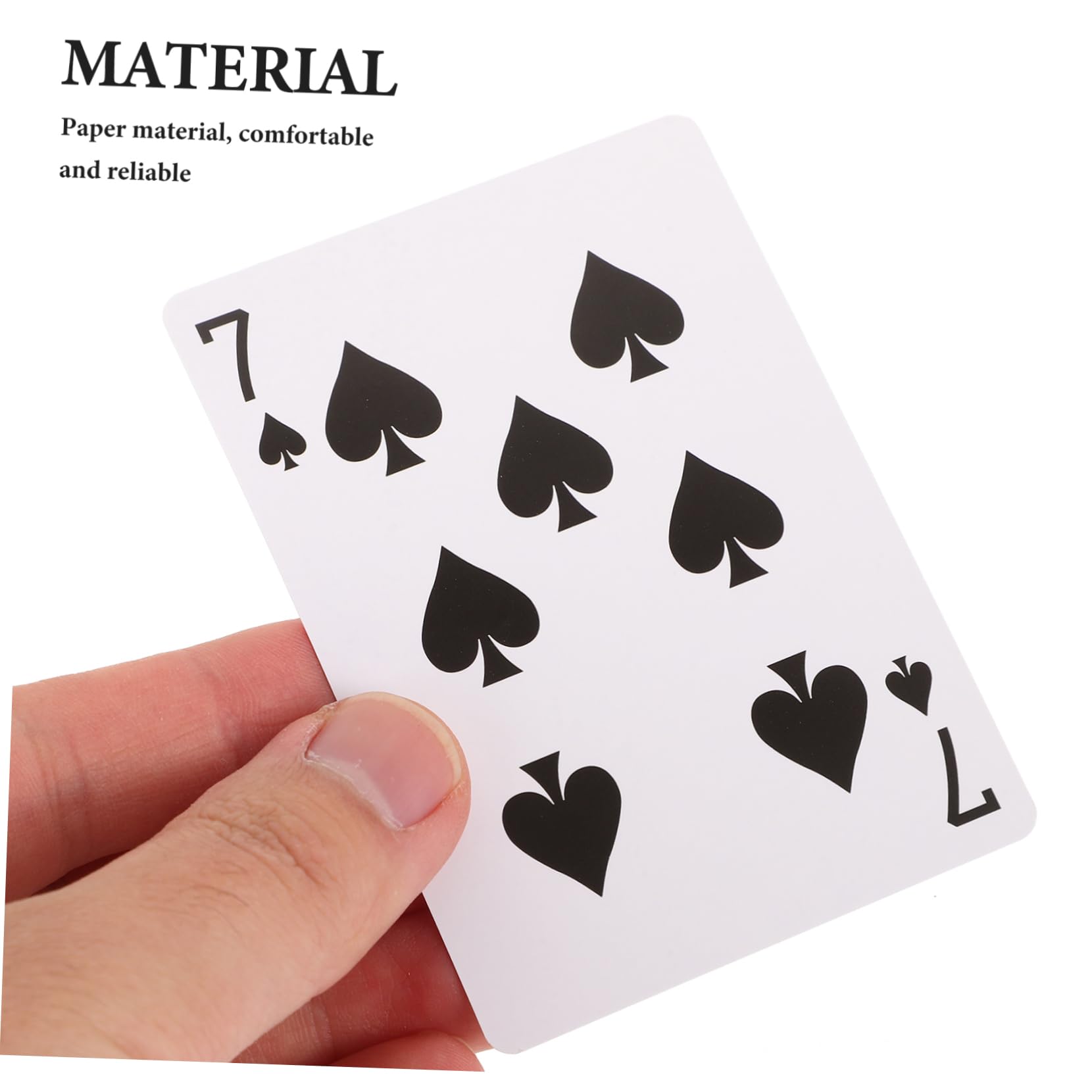 ibasenice 5sets Carte Da Poker Termiche Per Carte Vuote Per Giochi e Festività Materiale Sicuro e Portatile Per Divertimento Familiare e Creatività