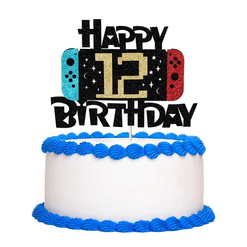Adornos Para Tartas De Cumpleaños - Set De 12 Piezas De Animalitos Y Motivos Coloridos