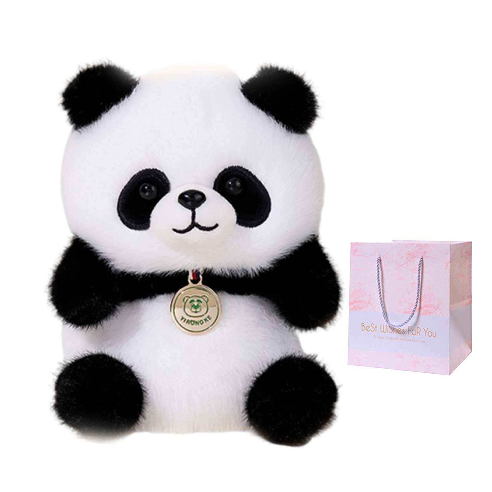 Realistic Panda Plush, 2025 New Ultra-Soft Plush Mimics The Natural Movements Like A Real Panda, Ease Stress And, Science-Backed Comfort,Includes Gift Box