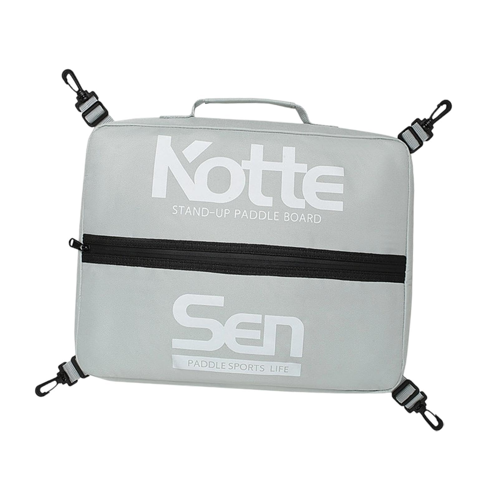 F Fityle Paddle Board Deck Bag Oxford Cloth Wear Resistance, light gray