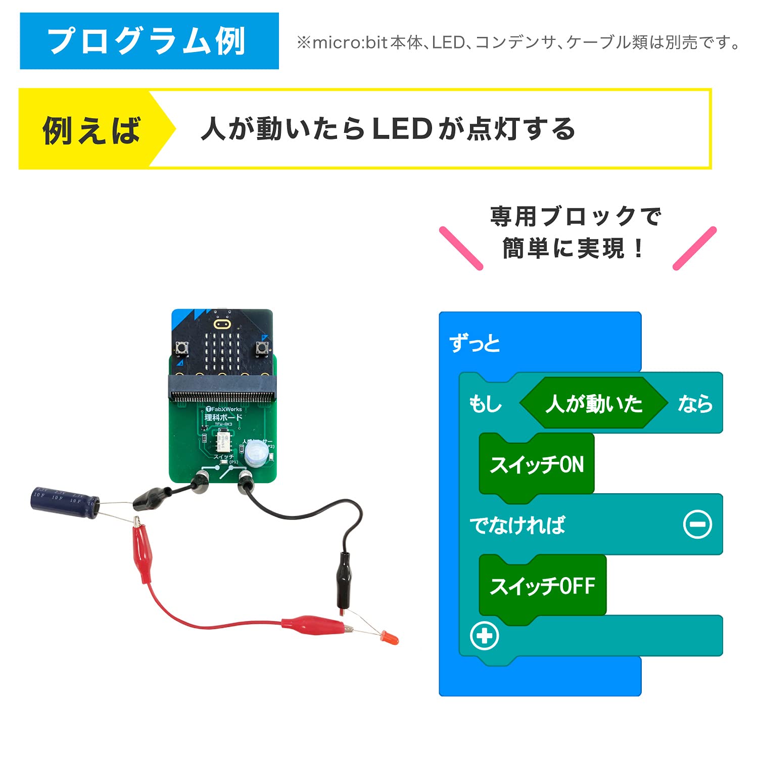 Amazon | micro:bit（マイクロビット）用「電気の利用」向け理科ボード 